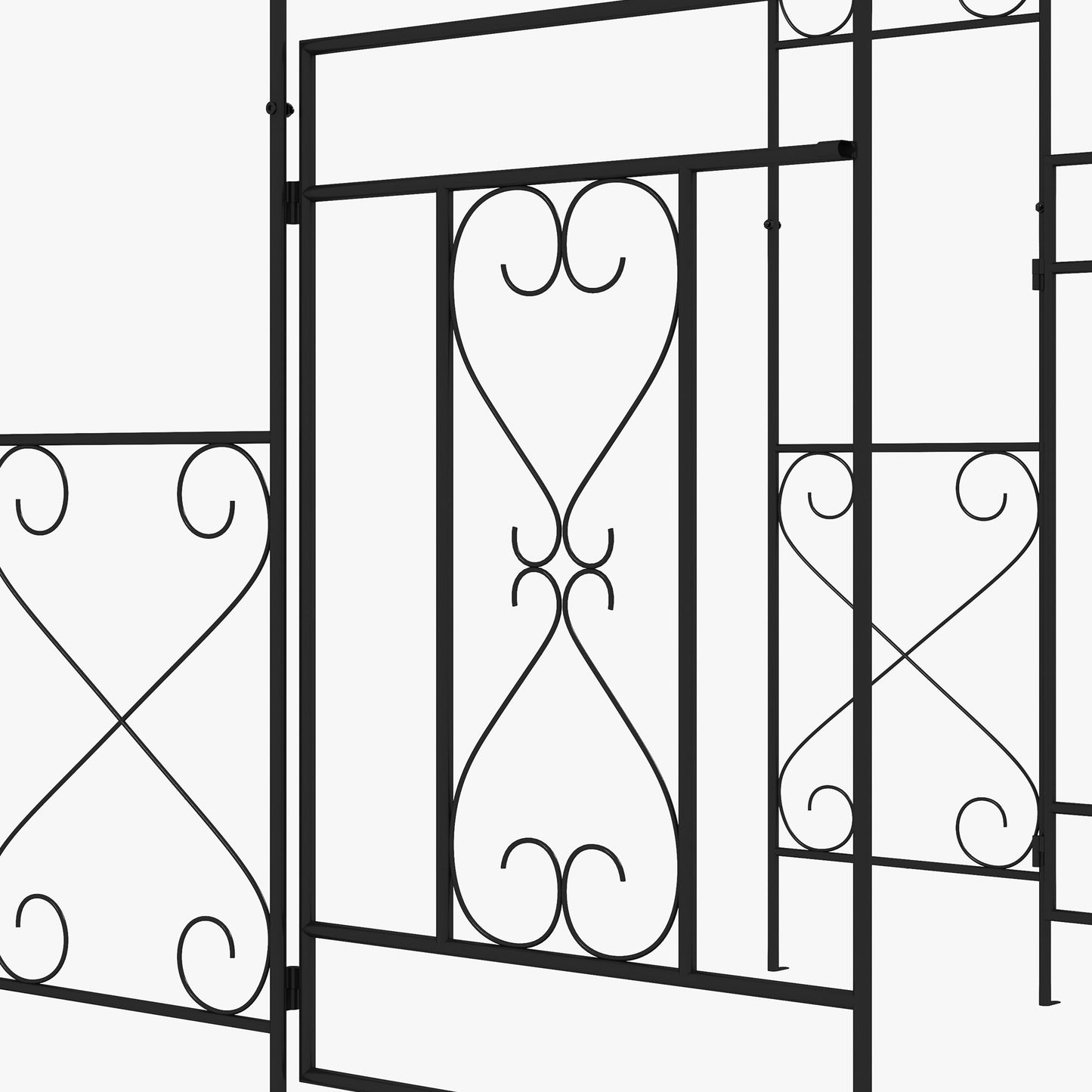 Decorative Garden Arch, with Gate