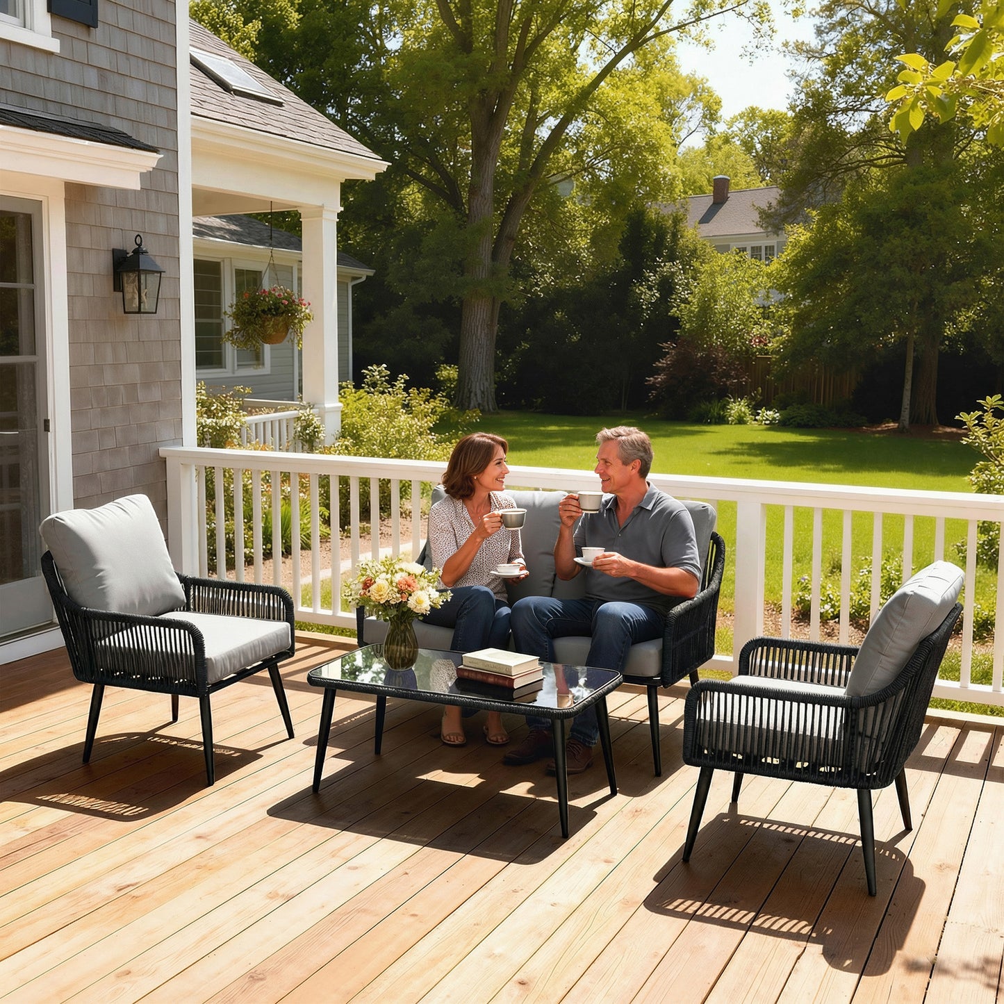 Rattan Garden Furniture Set (2)