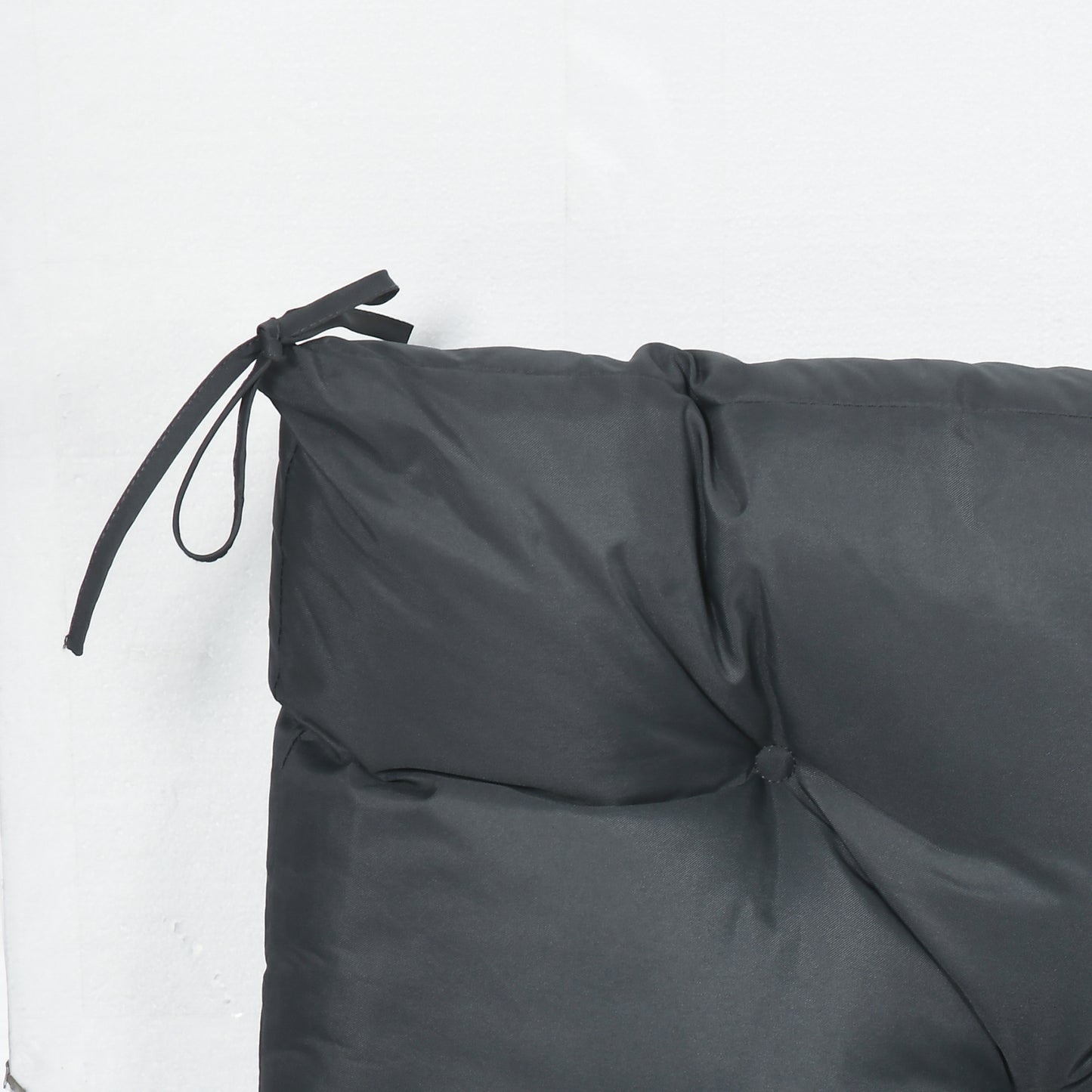 2 Seater Bench Cushion, Garden Chair Cushion with Back and Ties