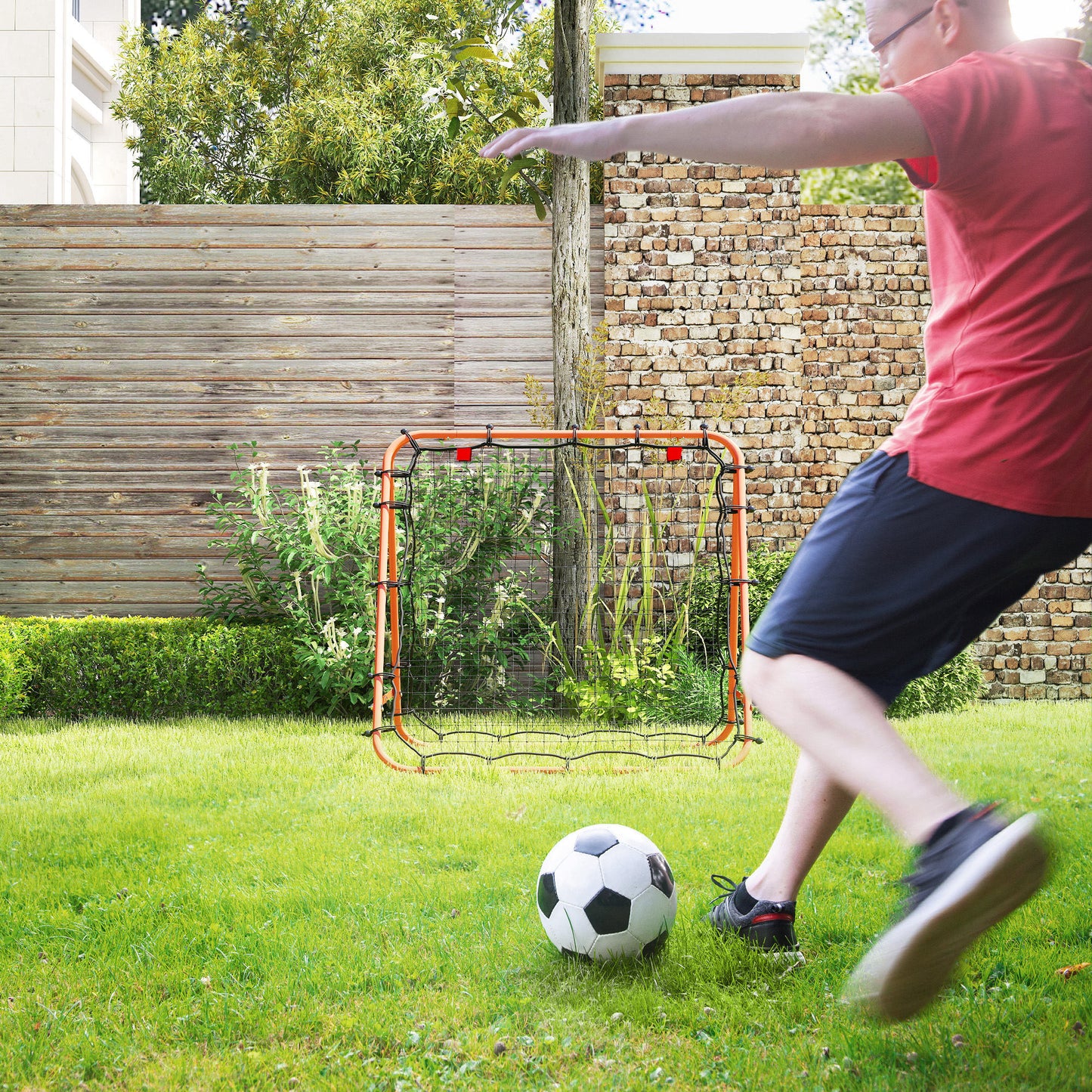 Double Sided Football Rebounder Net
