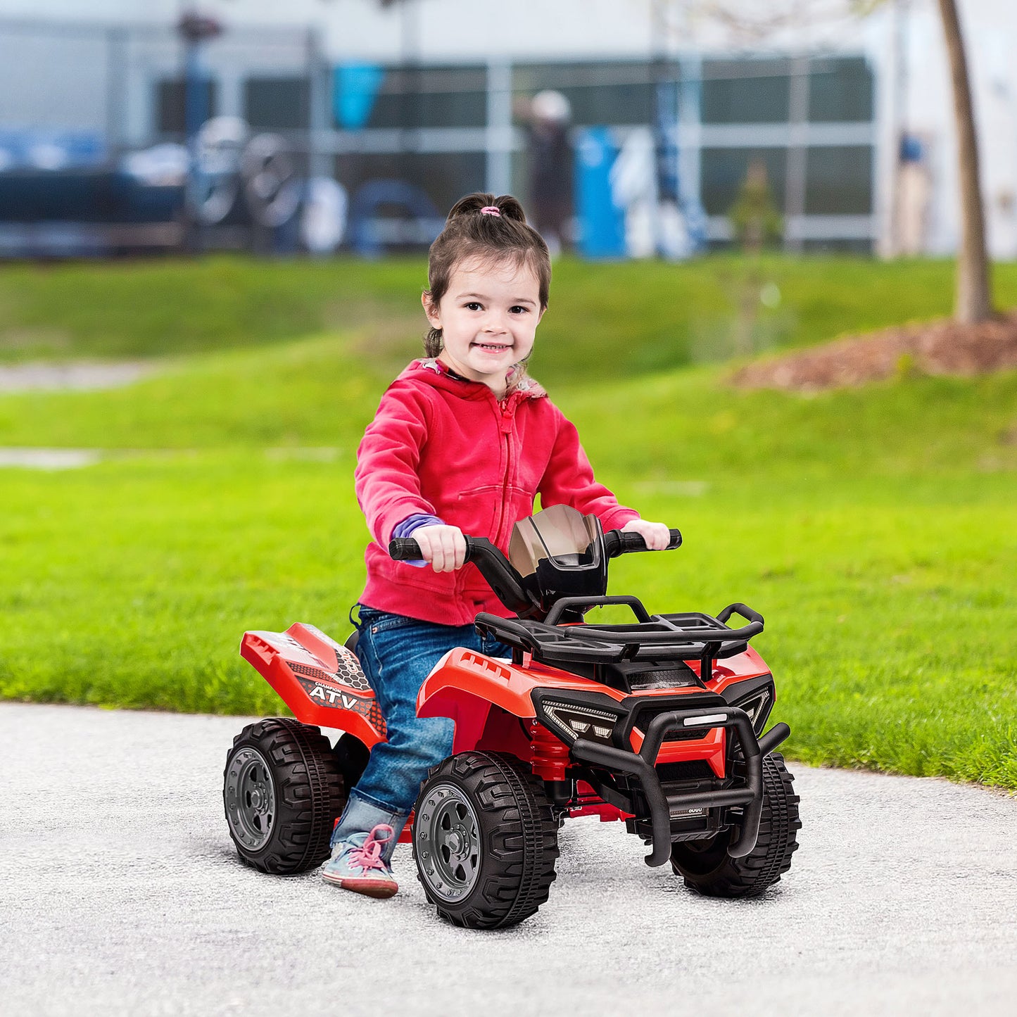 6V Kids Electric Ride on Car Toddlers Quad Bike All Terrain Vehicle