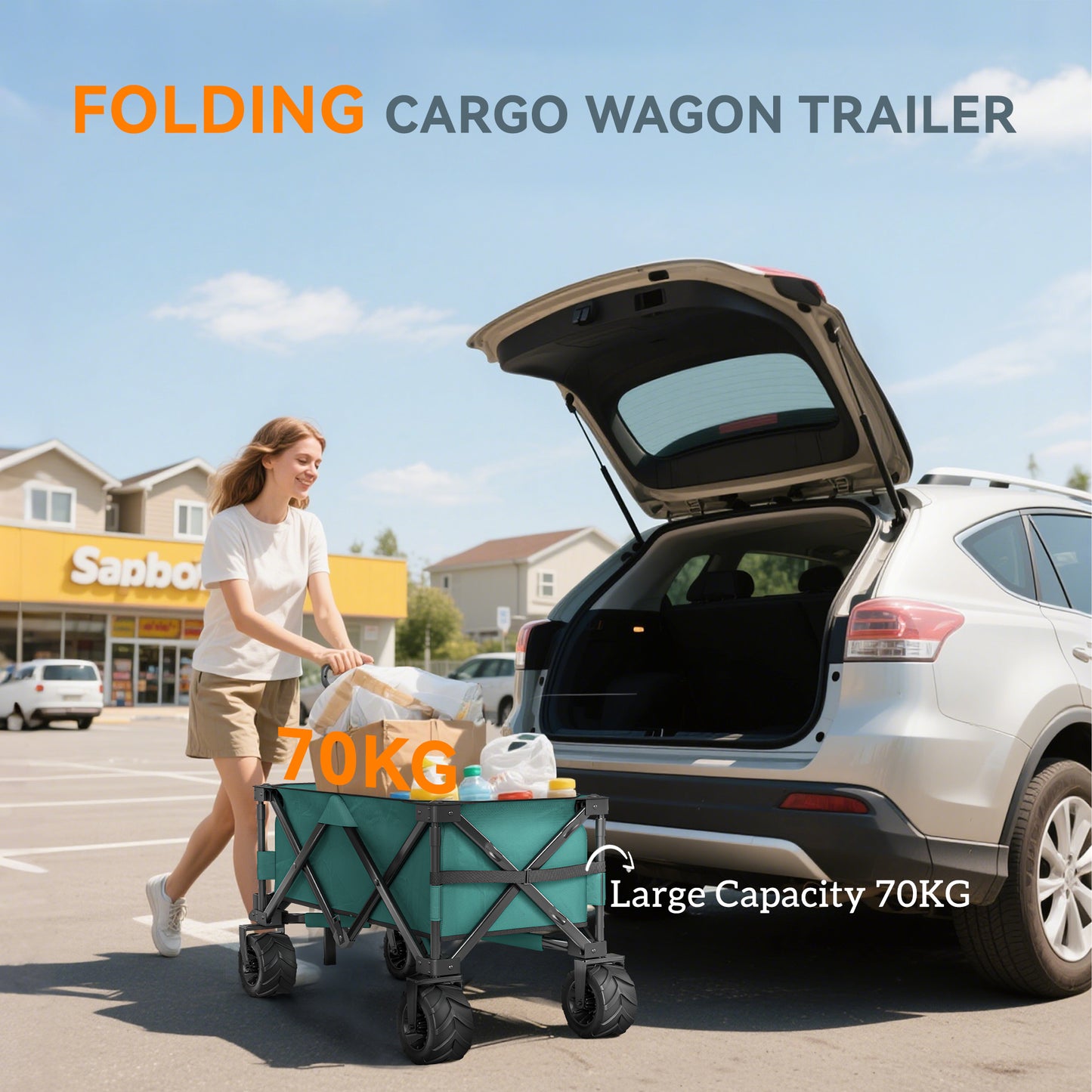 140L Festival Trolley on Wheels