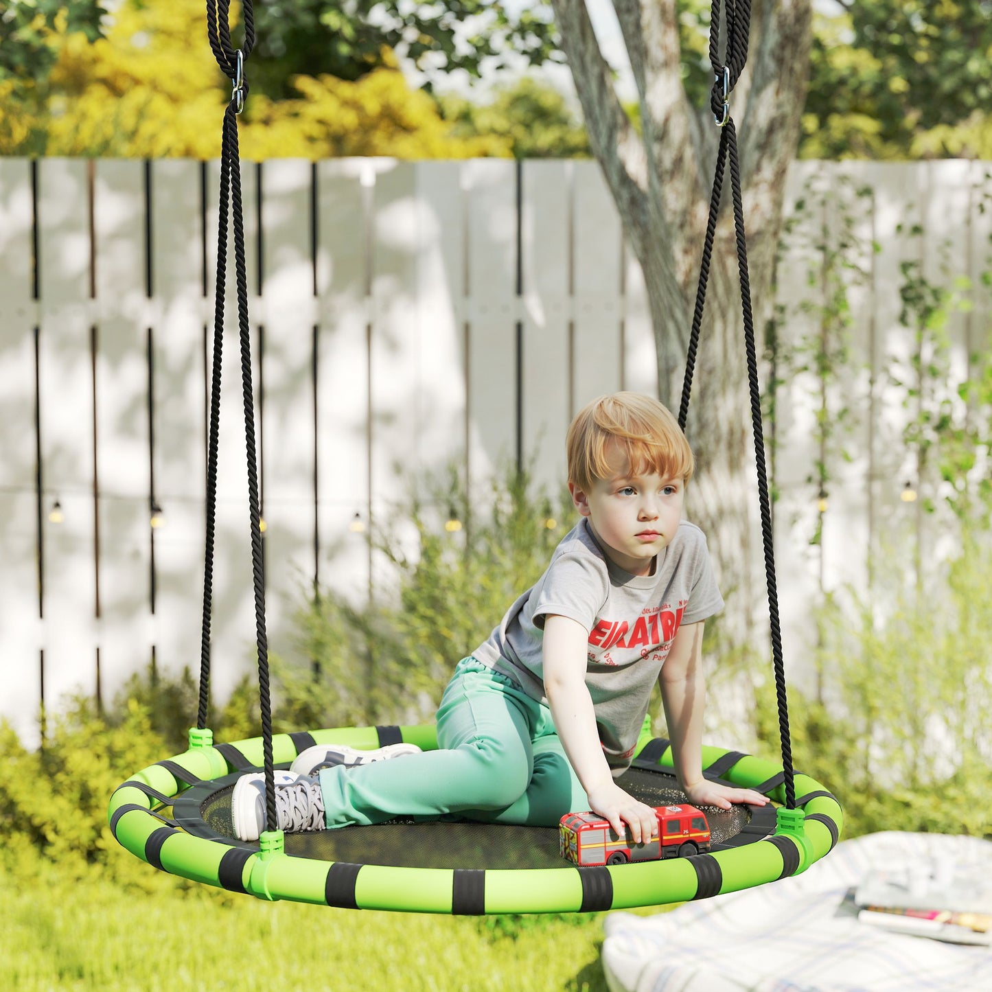 100cm Diameter Kid Nest Swing Seat with Height Adjustable Ropes