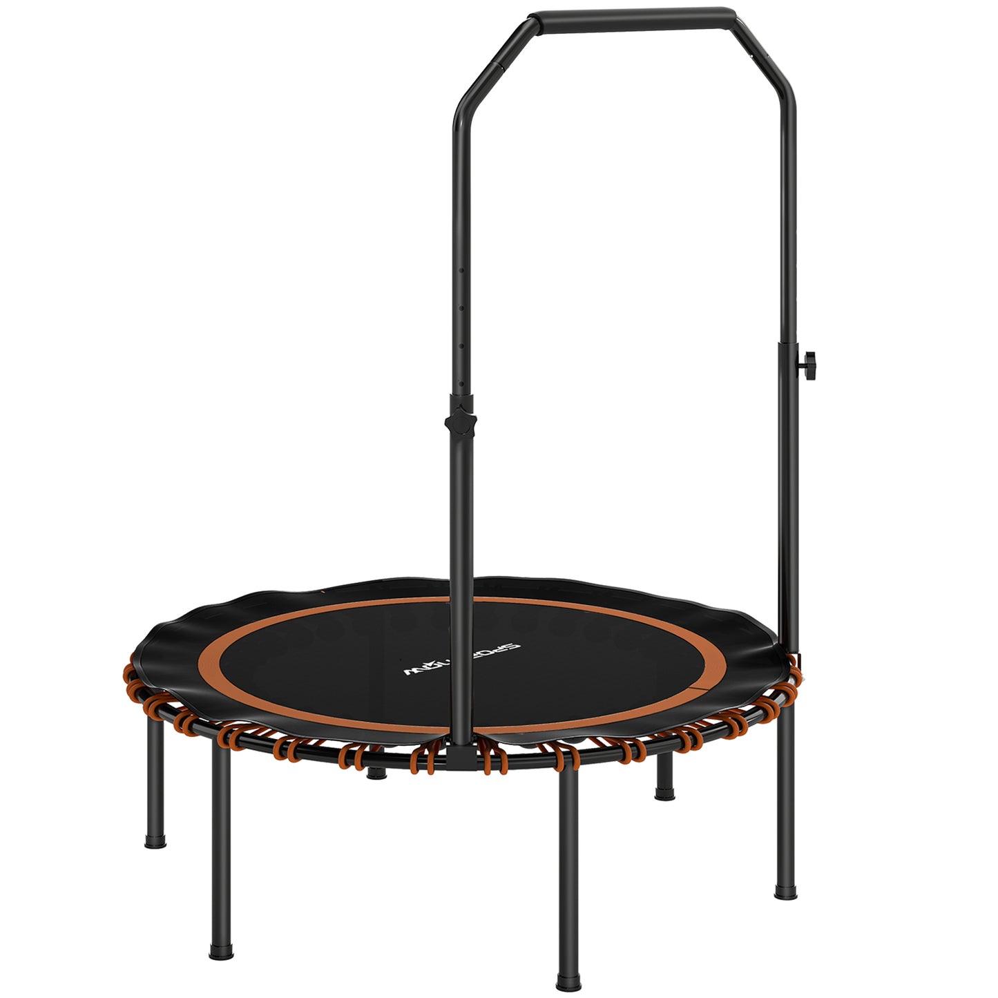 40" Foldable Fitness Trampoline Rebounder with Handle