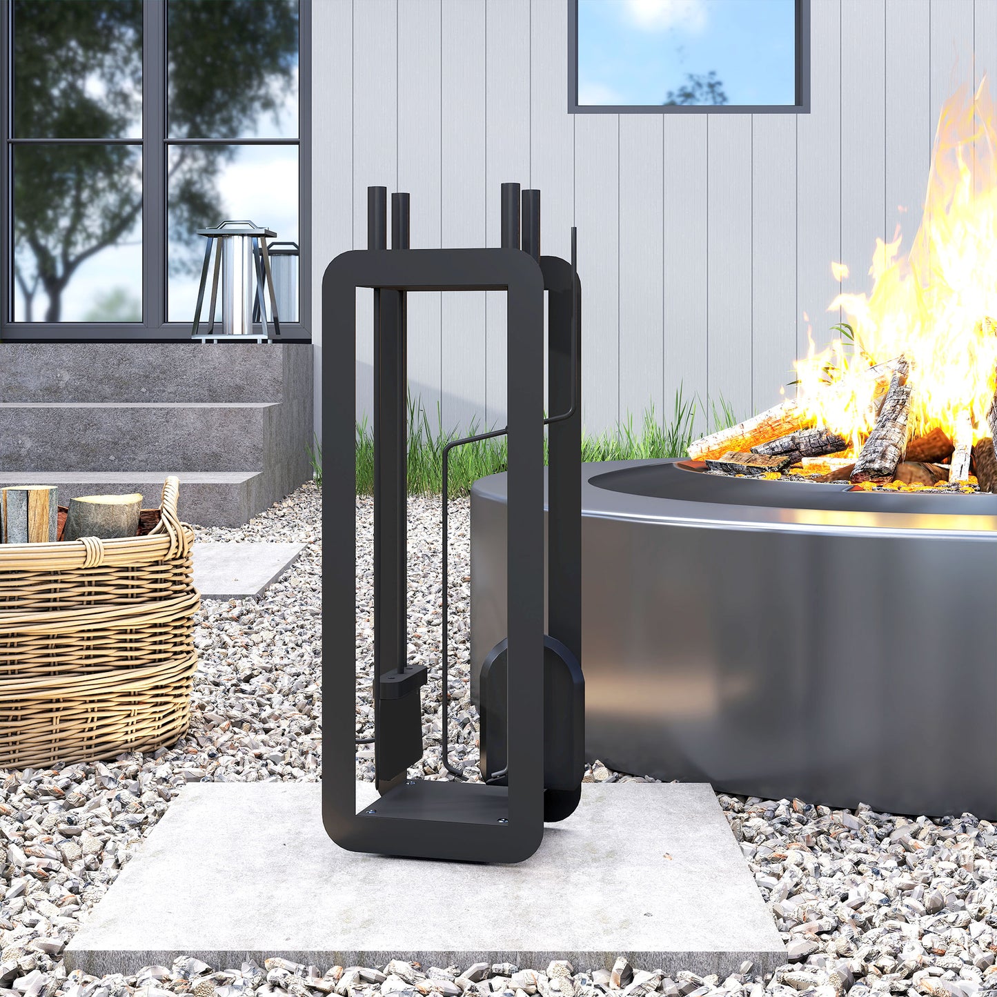 5 Pieces Fireplace Companion Set