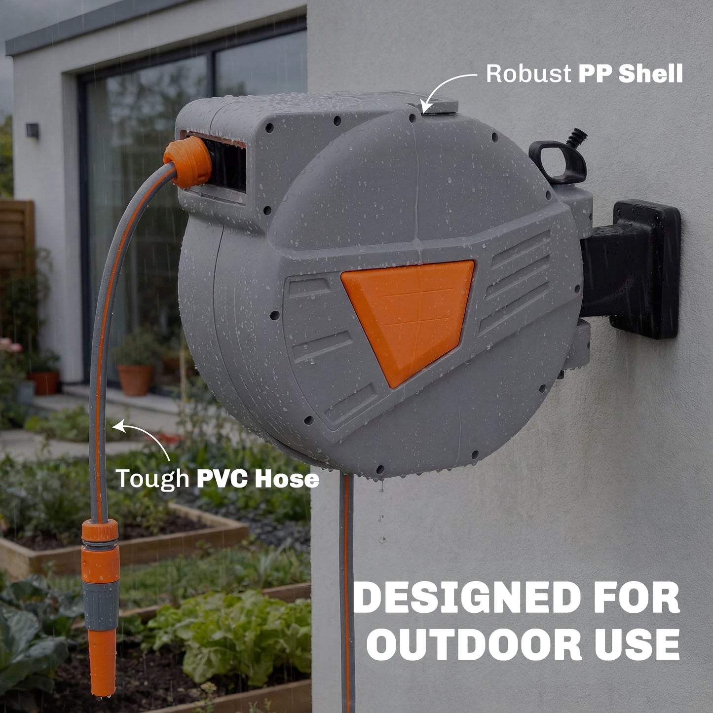 Retractable Hose Reel Wall Mounted (4)