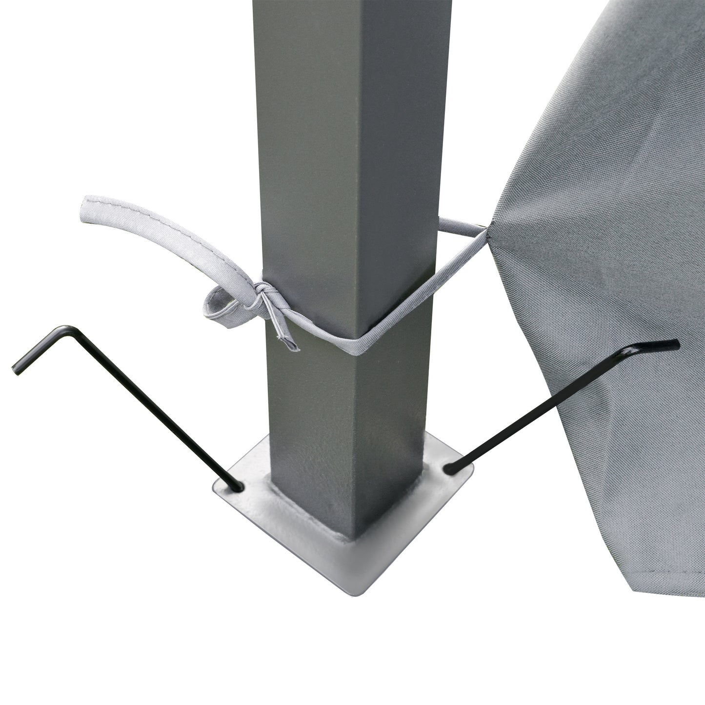 4m x 3(m)Garden Gazebo, Double Roof Outdoor Gazebo Canopy Shelter