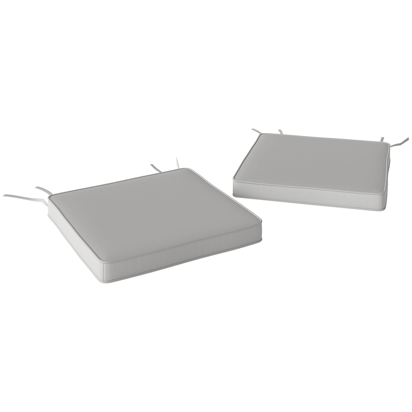 Set of Two 45 x 45cm Garden Seat Cushions