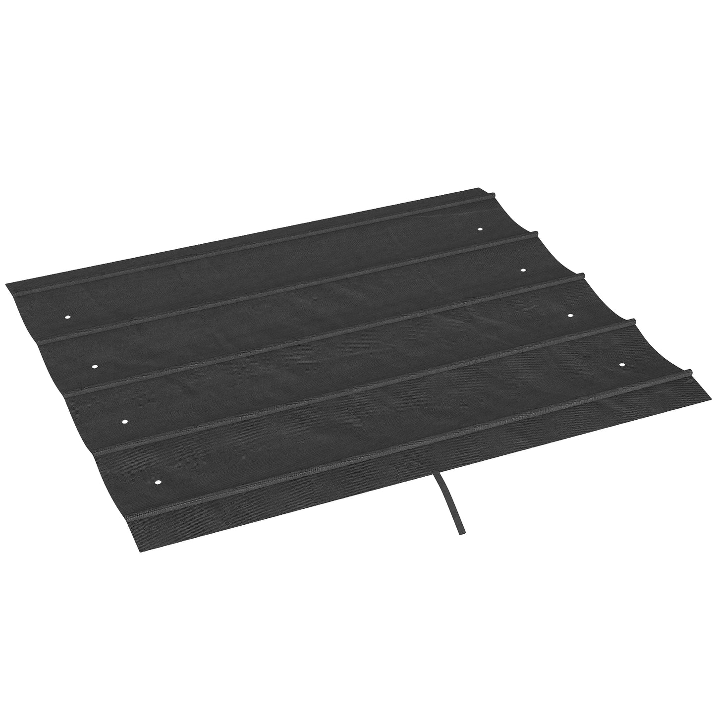 Pergola Cover Roof, 2.86 x 2.45 m Retractable Sun Shade Top