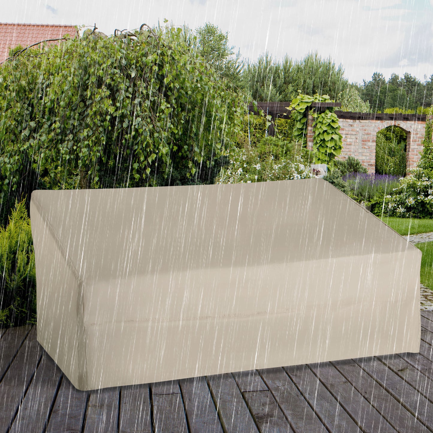 600D Oxford Cloth Garden Furniture Cover Waterproof