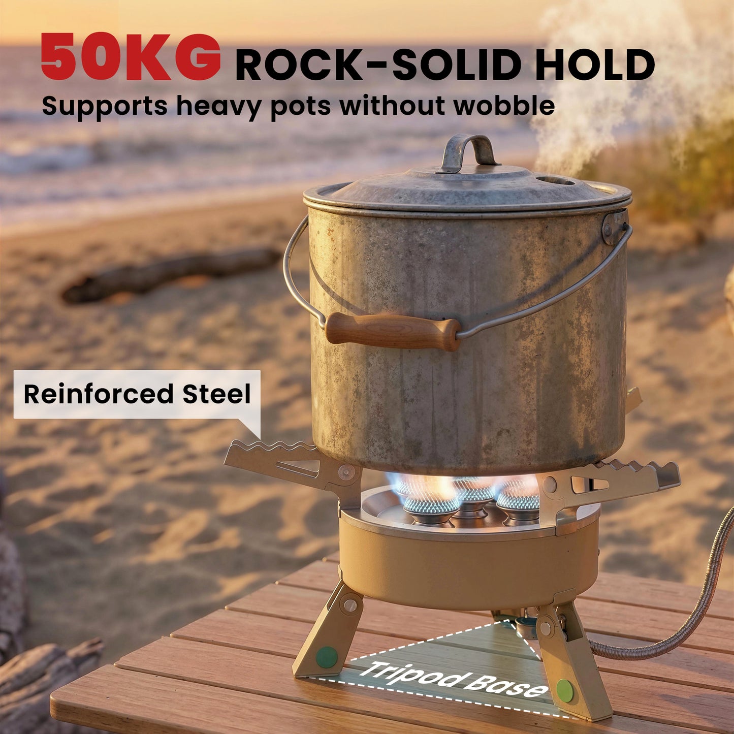 7000W Camping Stove with Piezo Ignition