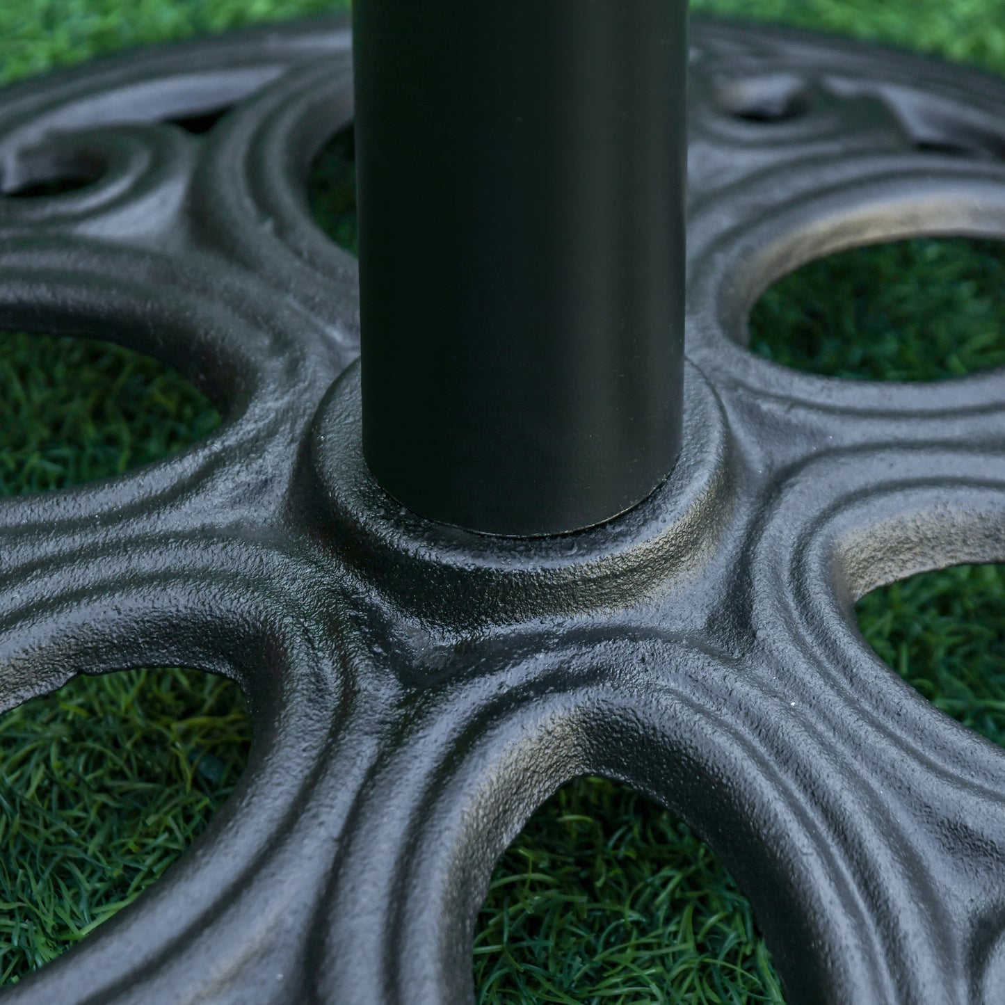 11.5 kg Cast Metal Round Patio Umbrella Base Stand