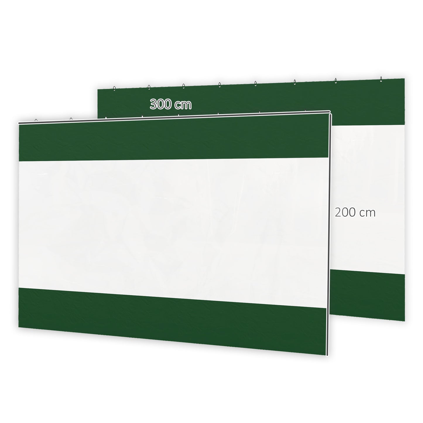 Set of Two 3 x 2m Replacement Pergola Panels