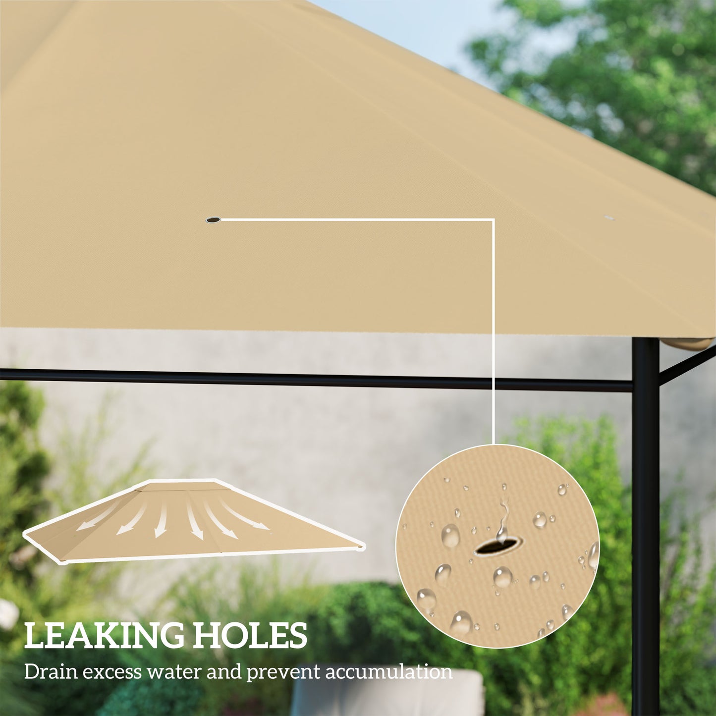 3 x 4m Gazebo Canopy Replacement Cover