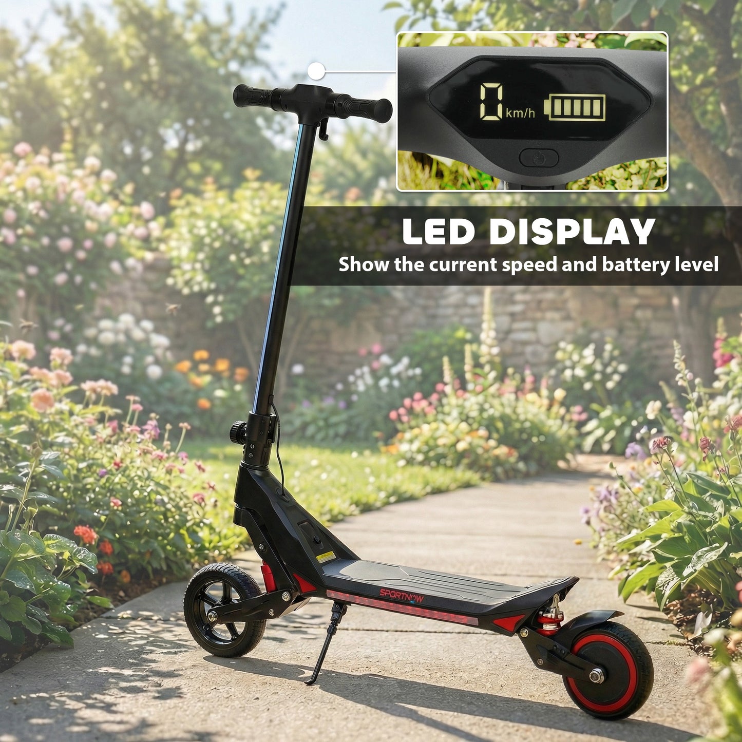 Electric Scooter for Kids, Foldable E Scooter for Age Age 6+