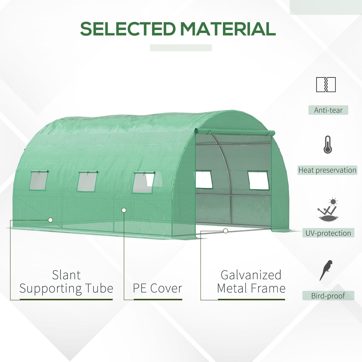 Walk-in Polytunnel Greenhouse (4)
