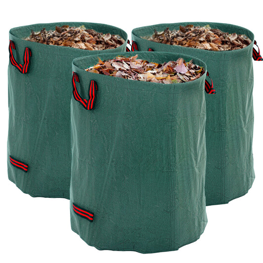 Garden Waste Bags, 300L x 3 Heavy Duty Garden Bags