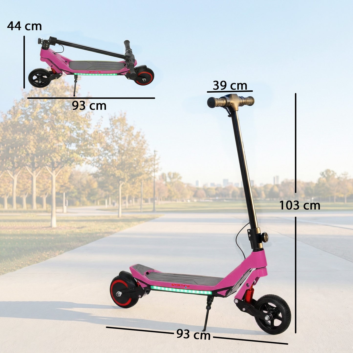 Electric Scooter for Kids, Foldable E Scooter for Age Age 6+