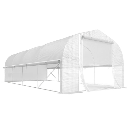 19.5 x 9.8ft Tunnel Greenhouse, with Accessories
