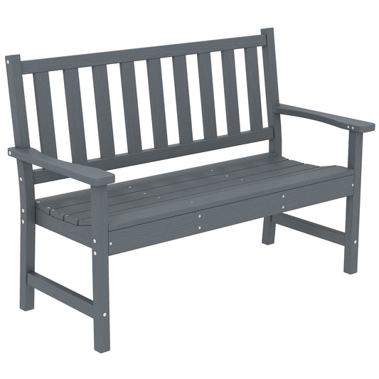 2 Seater Plastic Garden Bench