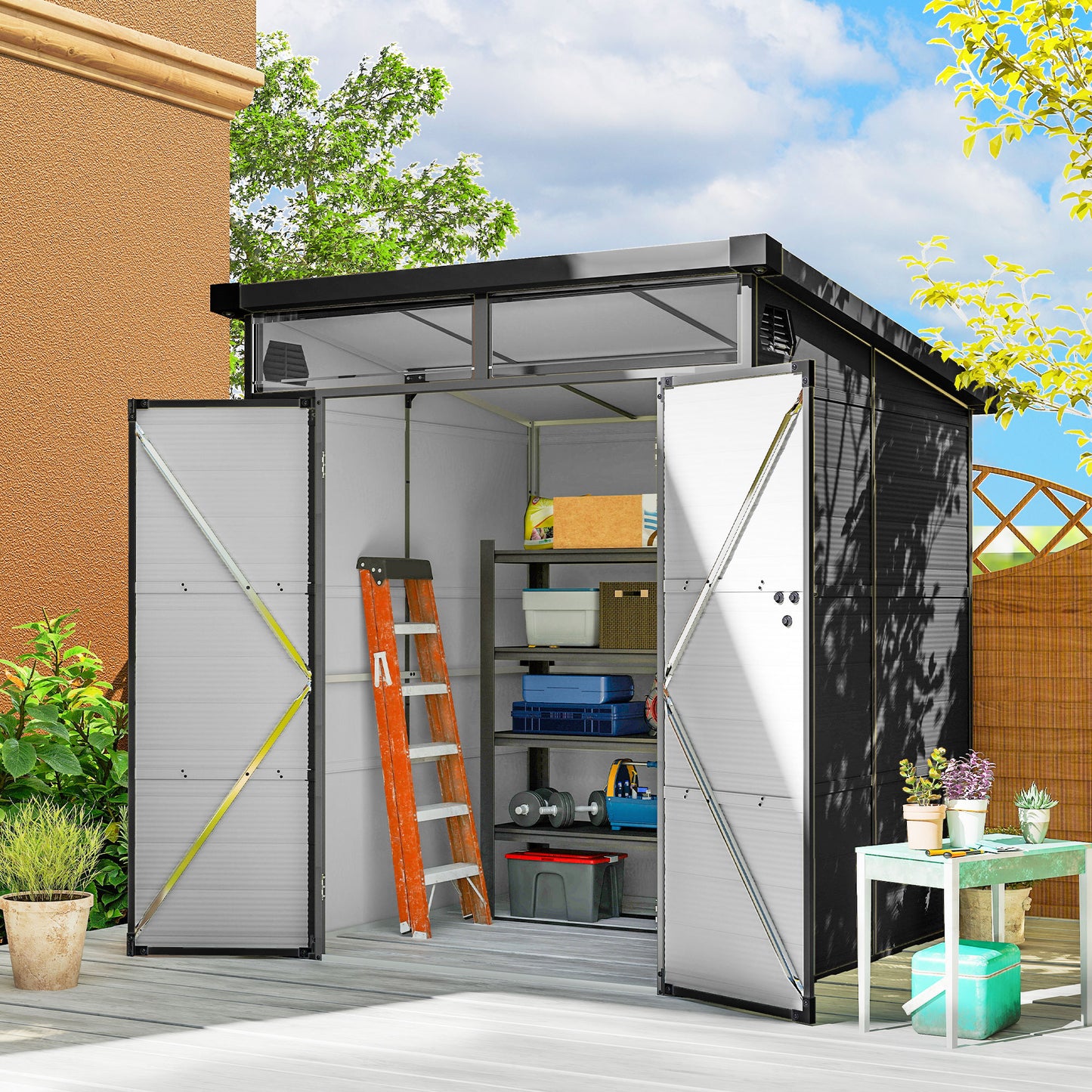 6 x 6ft Outdoor Storage Shed