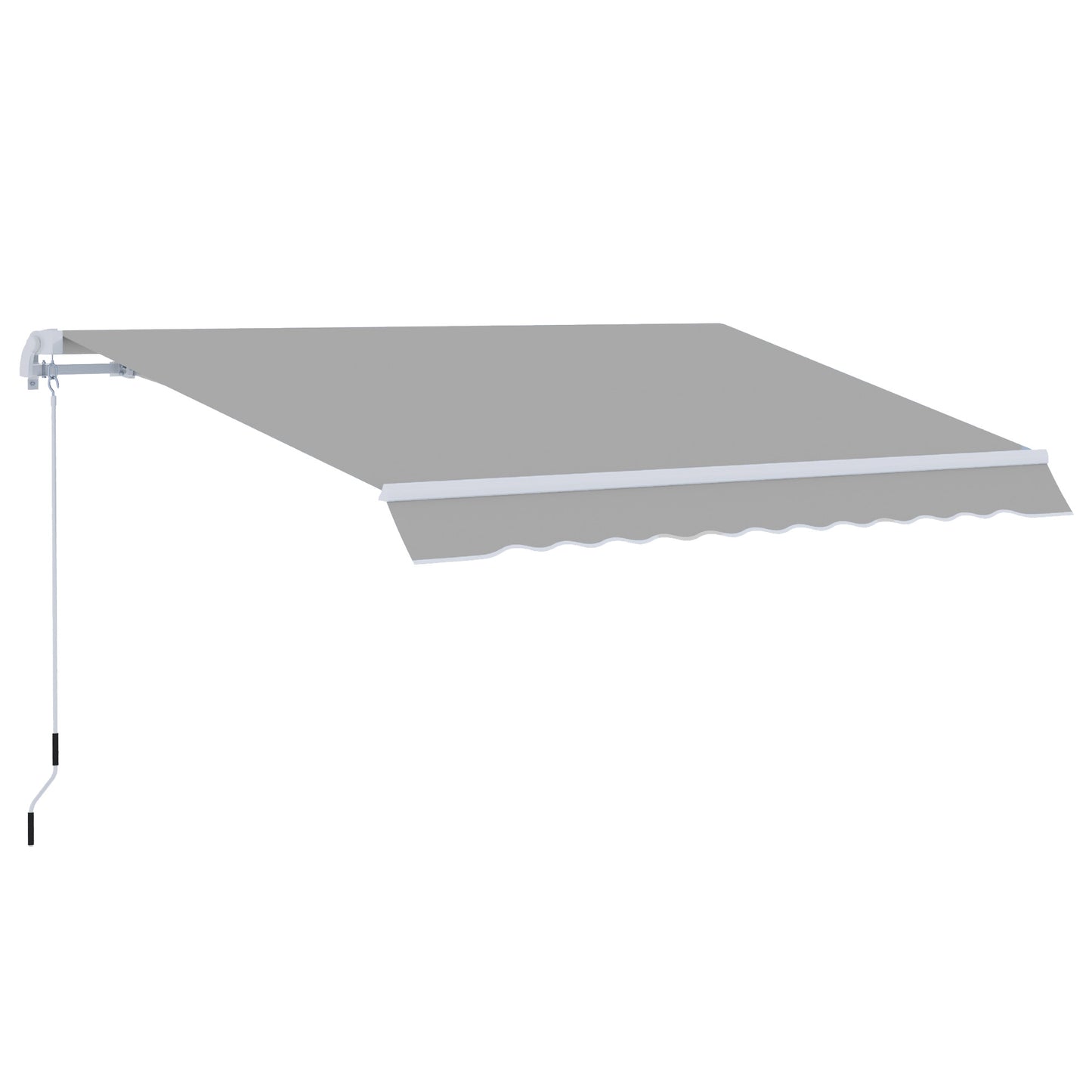 Awning Canopy Manual Retractable Porch Sun Shade Shelter 3 x 2m