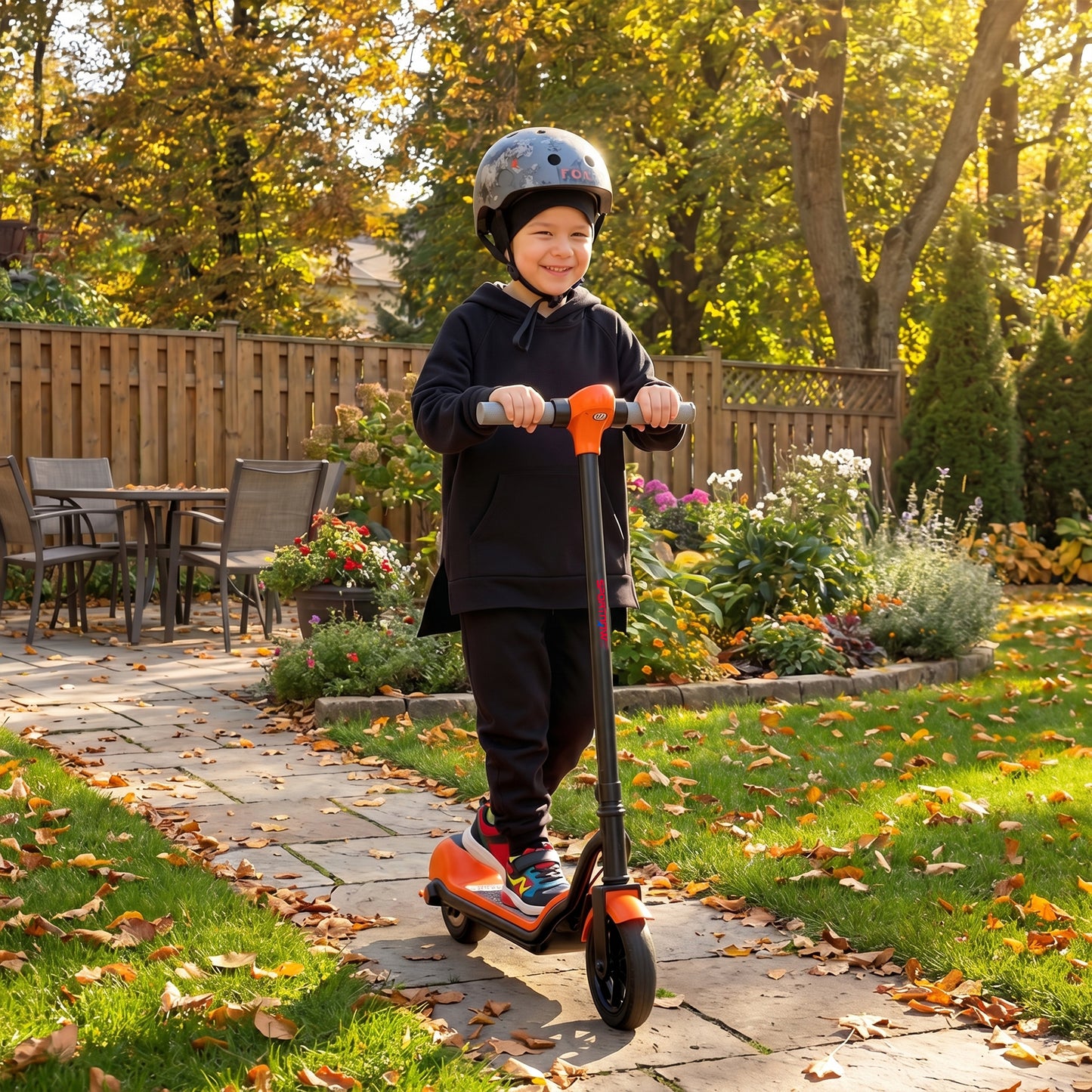 Electric Scooter for Kids, with LED Display