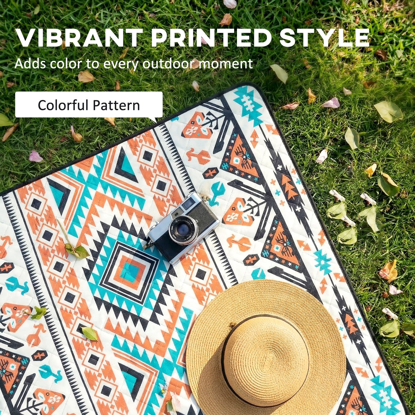 Picnic Blanket, 300x200CM Large Beach Blanket Outdoor Picnic Mat