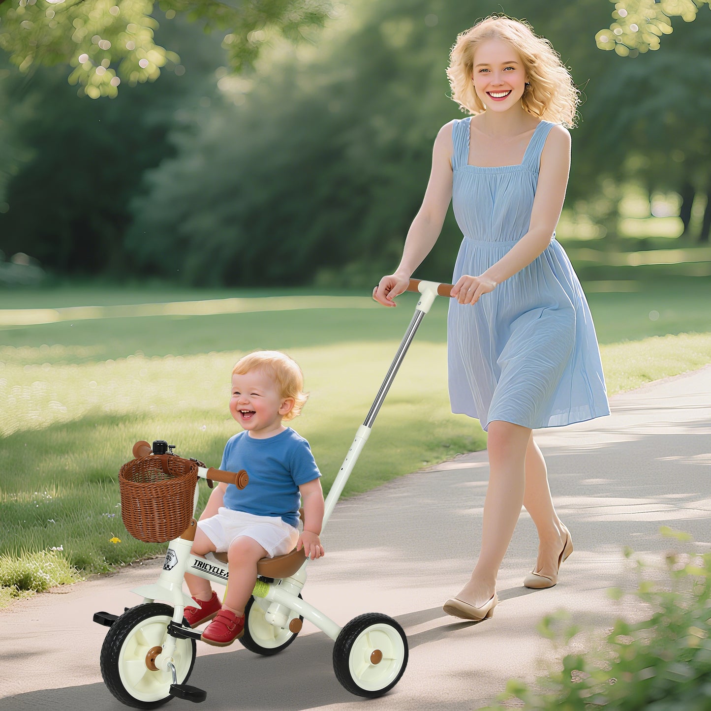 2-In-1 Toddler Trike for 2-5 Years Old
