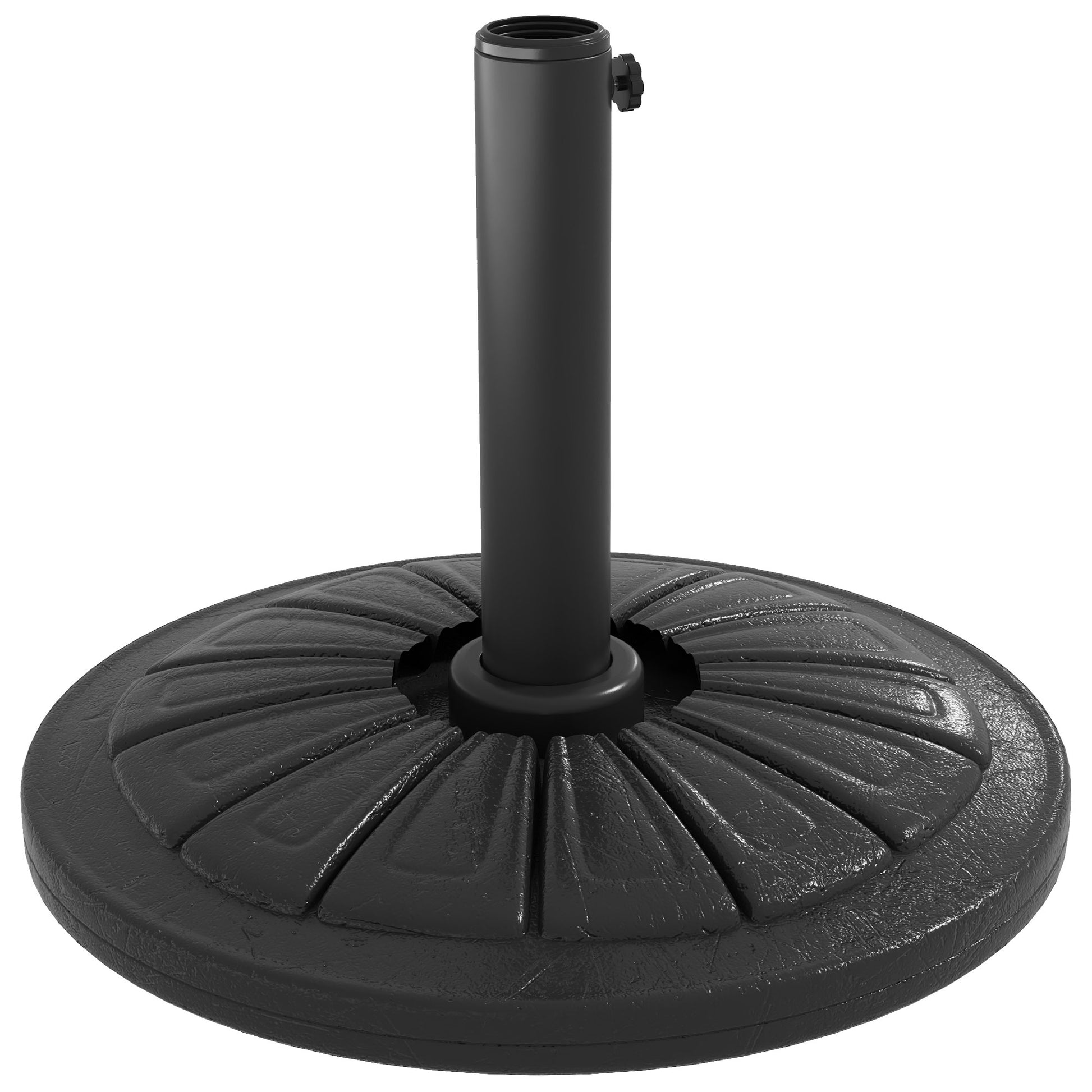 Umbrella Base, Heavy Duty Concrete Base Holder with Steel Pole