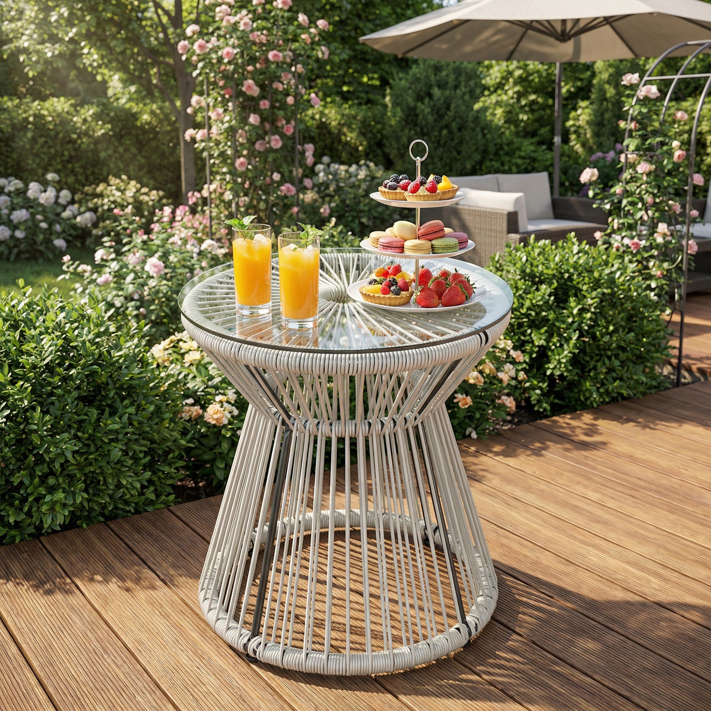 Rattan Outdoor Coffee Table (1)