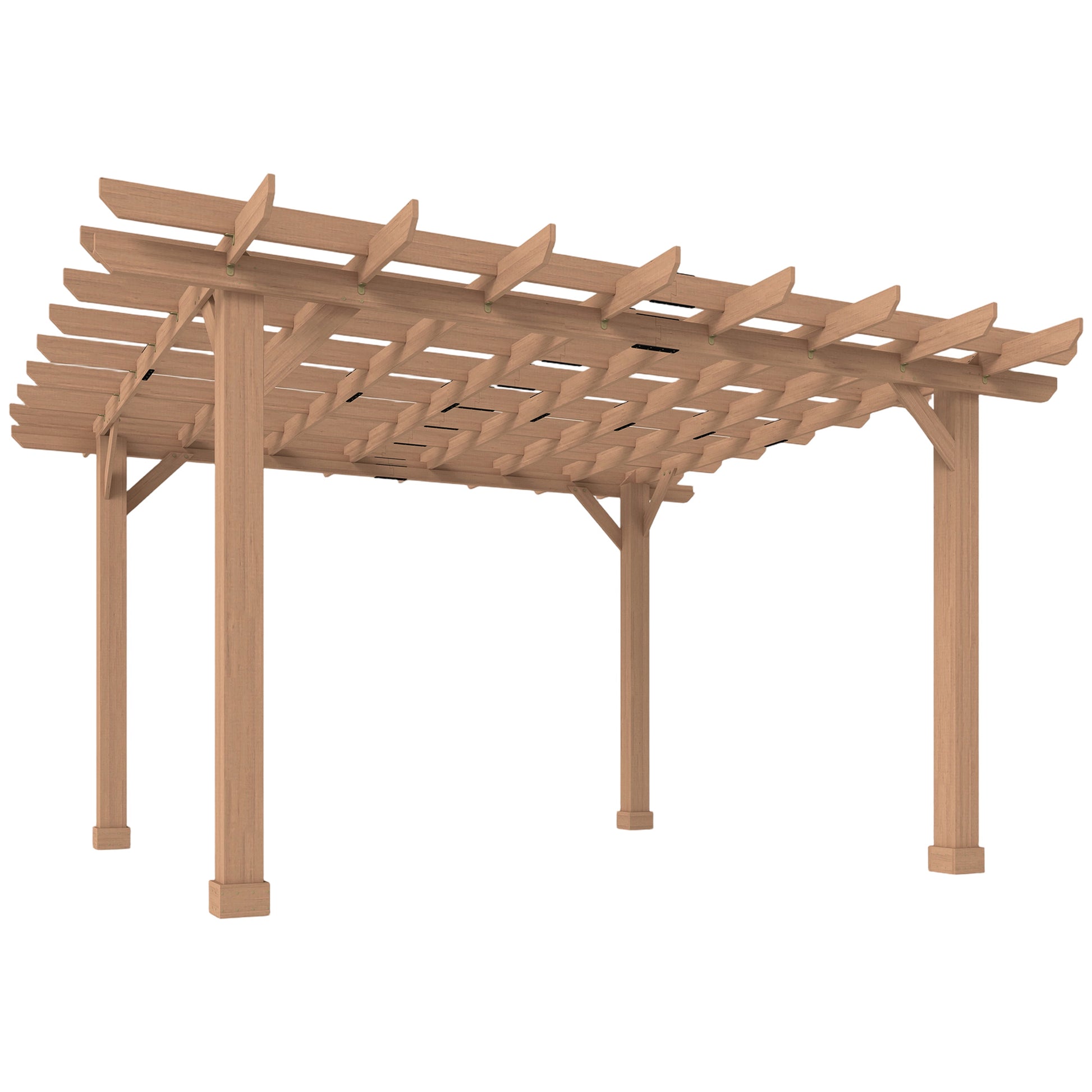 Graden Pergola Kit, Wooden Pergola Gazebo Grape Trellis