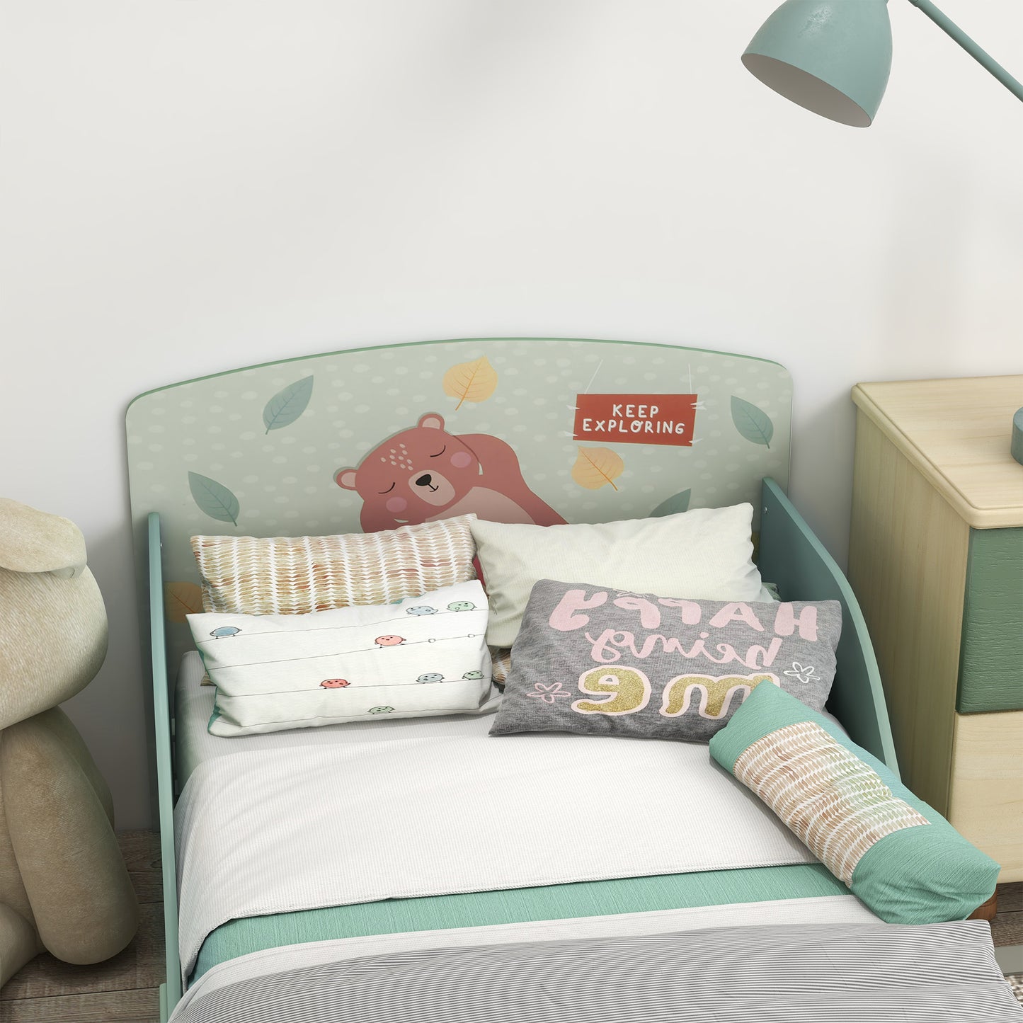 Toddler Bed Frame, Kids Bedroom Furniture for Ages 3-6 Years