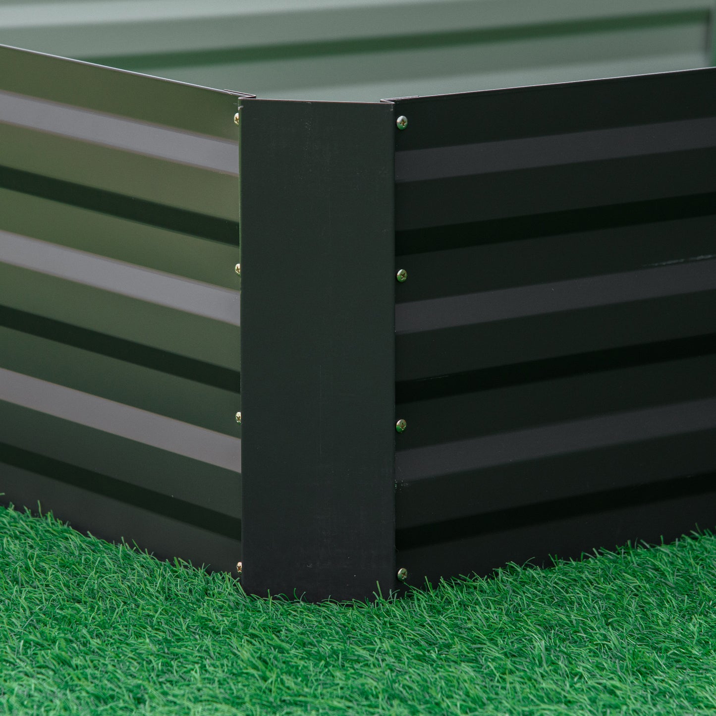 Metal Raised Garden Bed Planter Box Outdoor Planters (1)