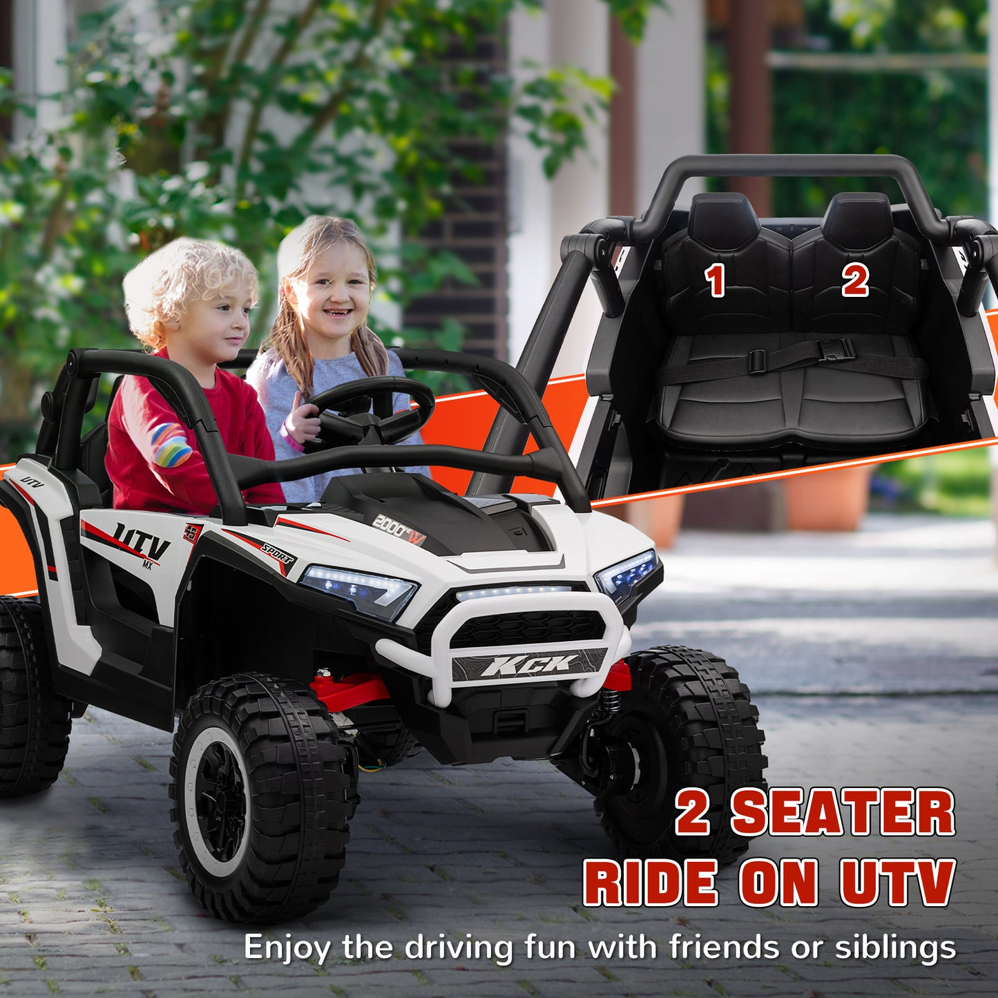 2 Seater 24V 7AH Ride on Truck
