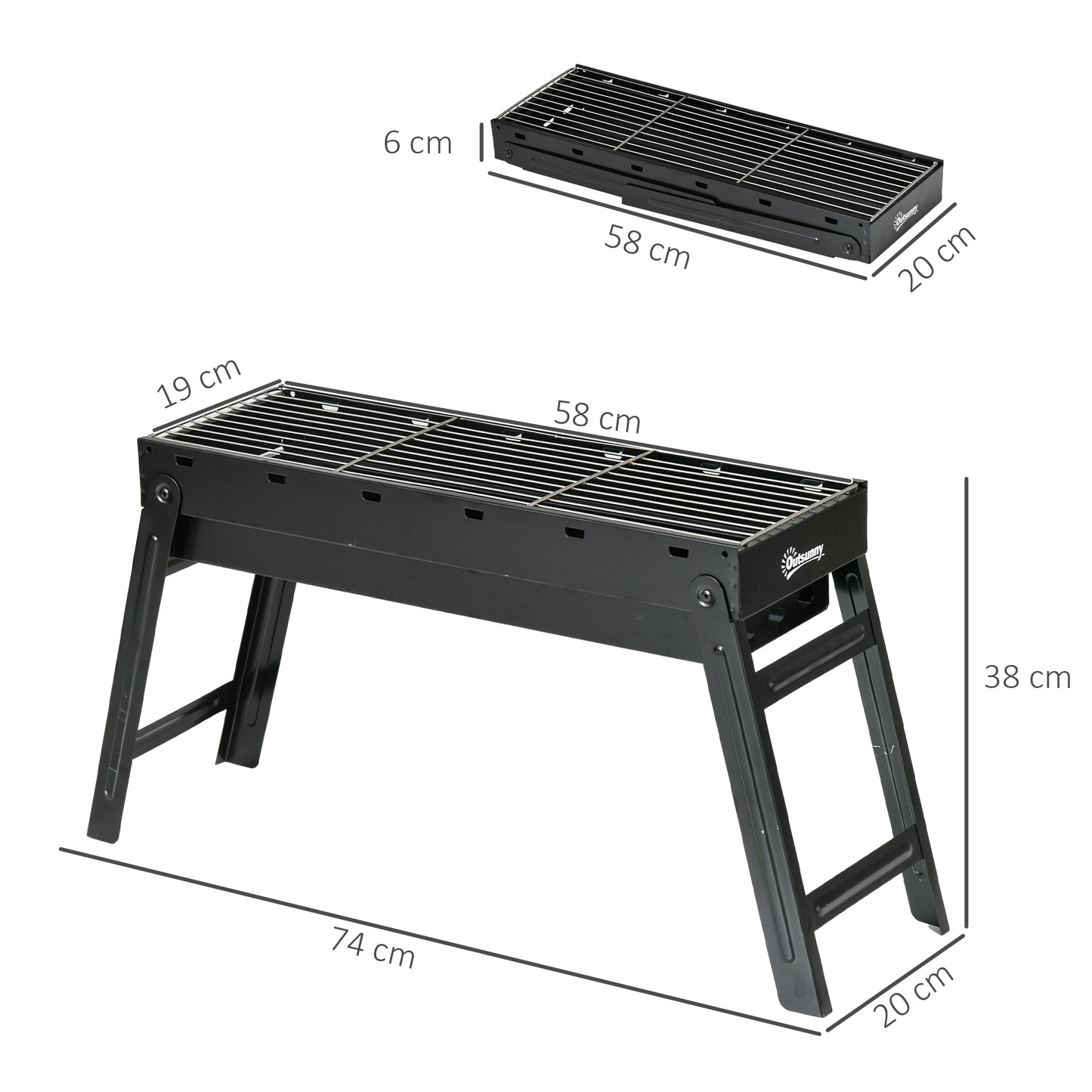 Foldable Charcoal Grill