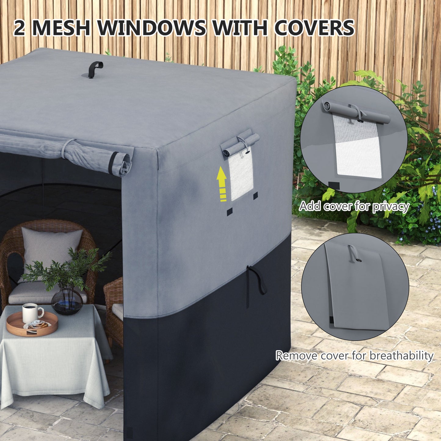 2 x 2m Pop-Up Gazebo, with Accessories