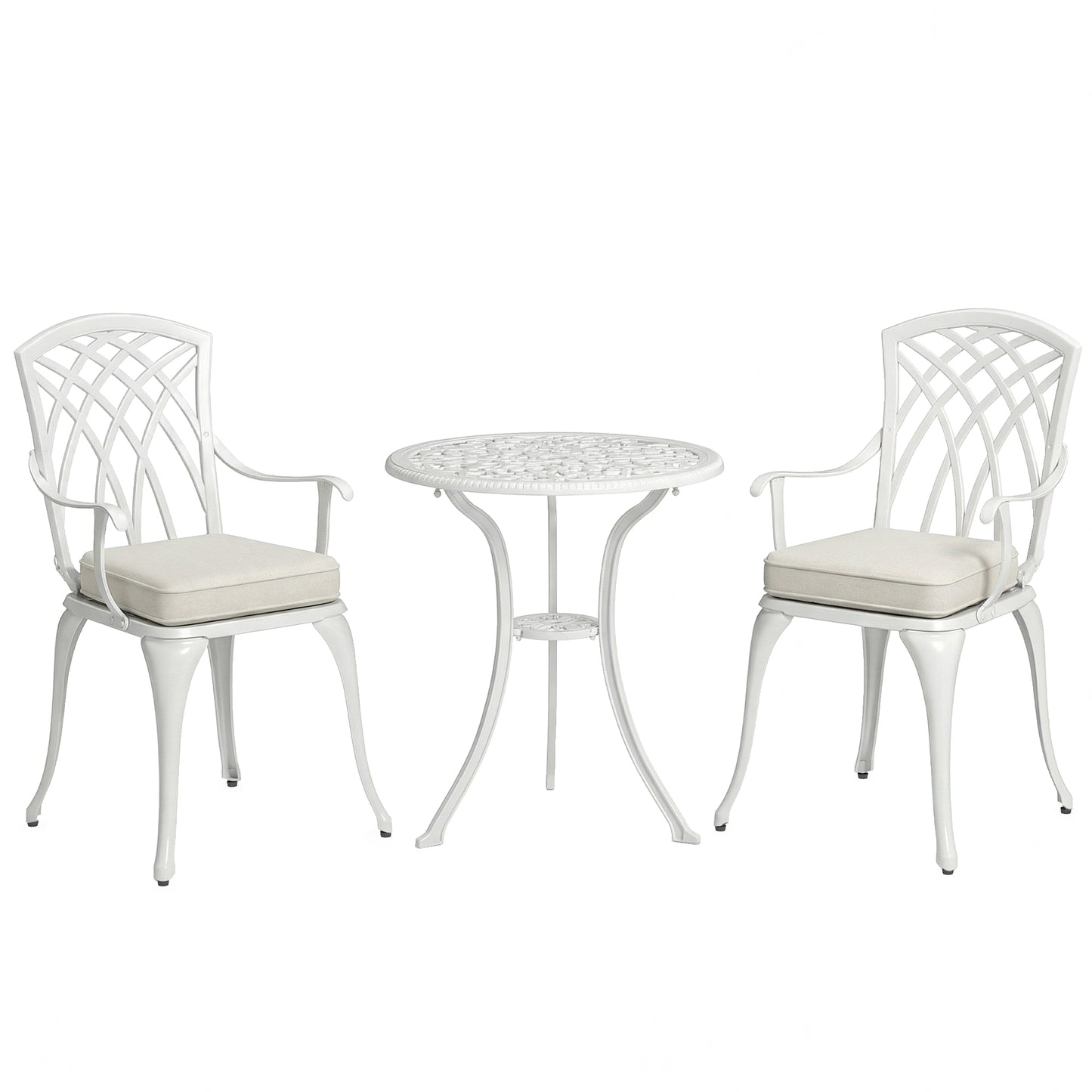 Three-Piece Cast Aluminium Bistro Set