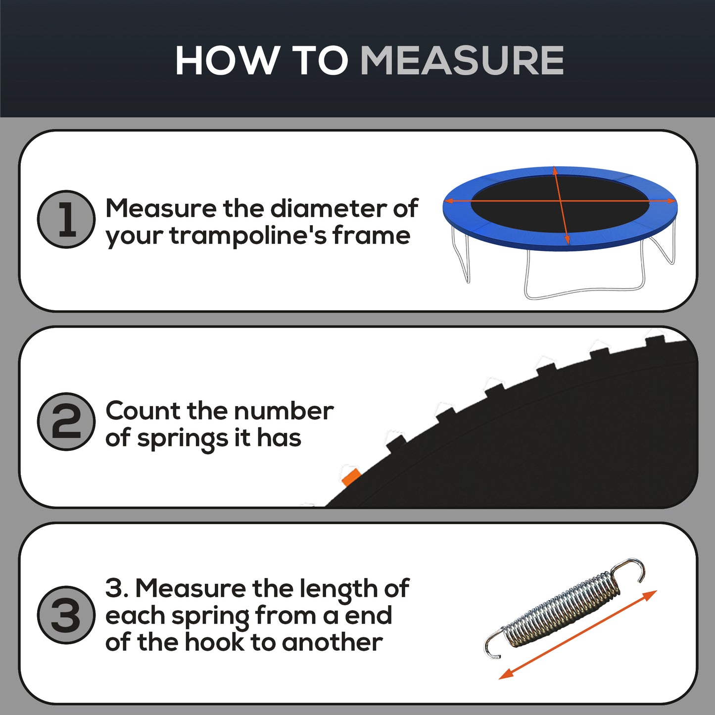Replacement Trampoline Mat with Spring Pull Tool, 72 V-Hooks