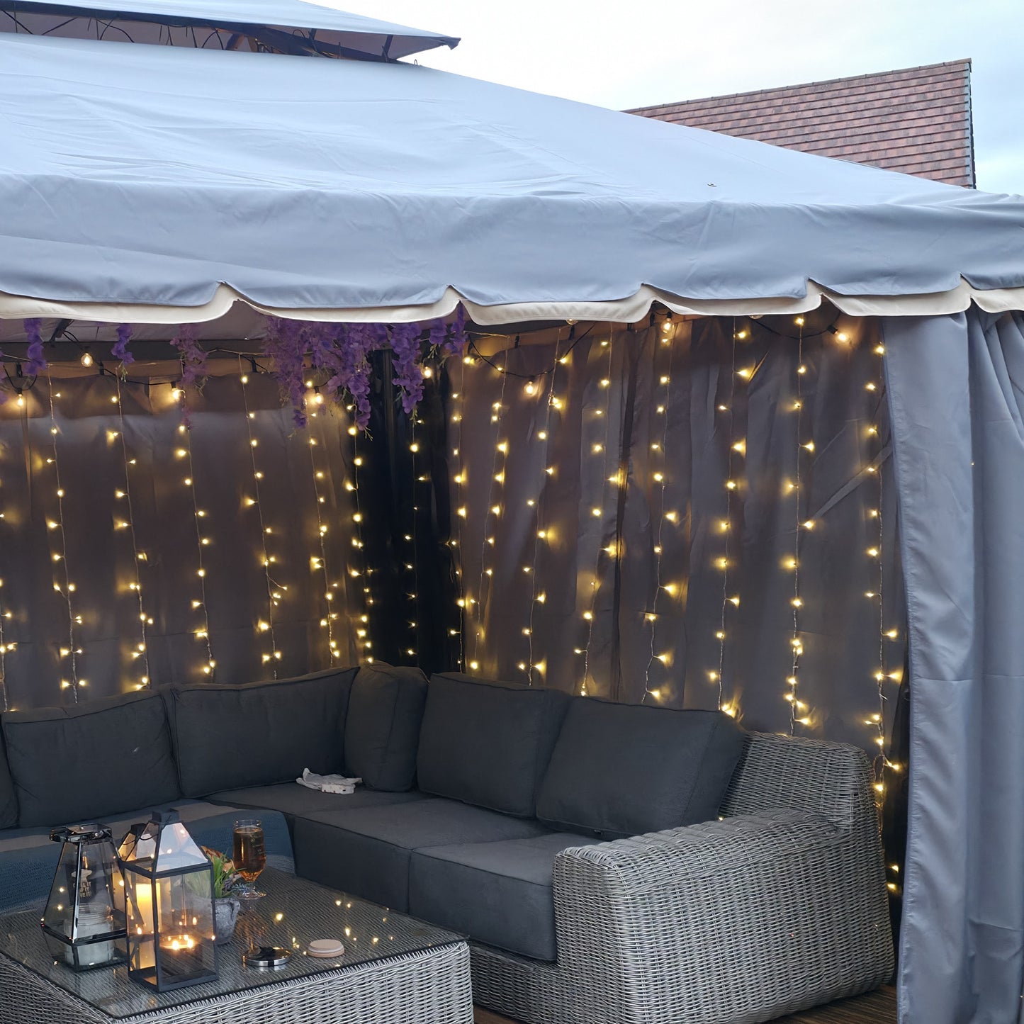 3 x 4m Aluminium Garden Gazebo