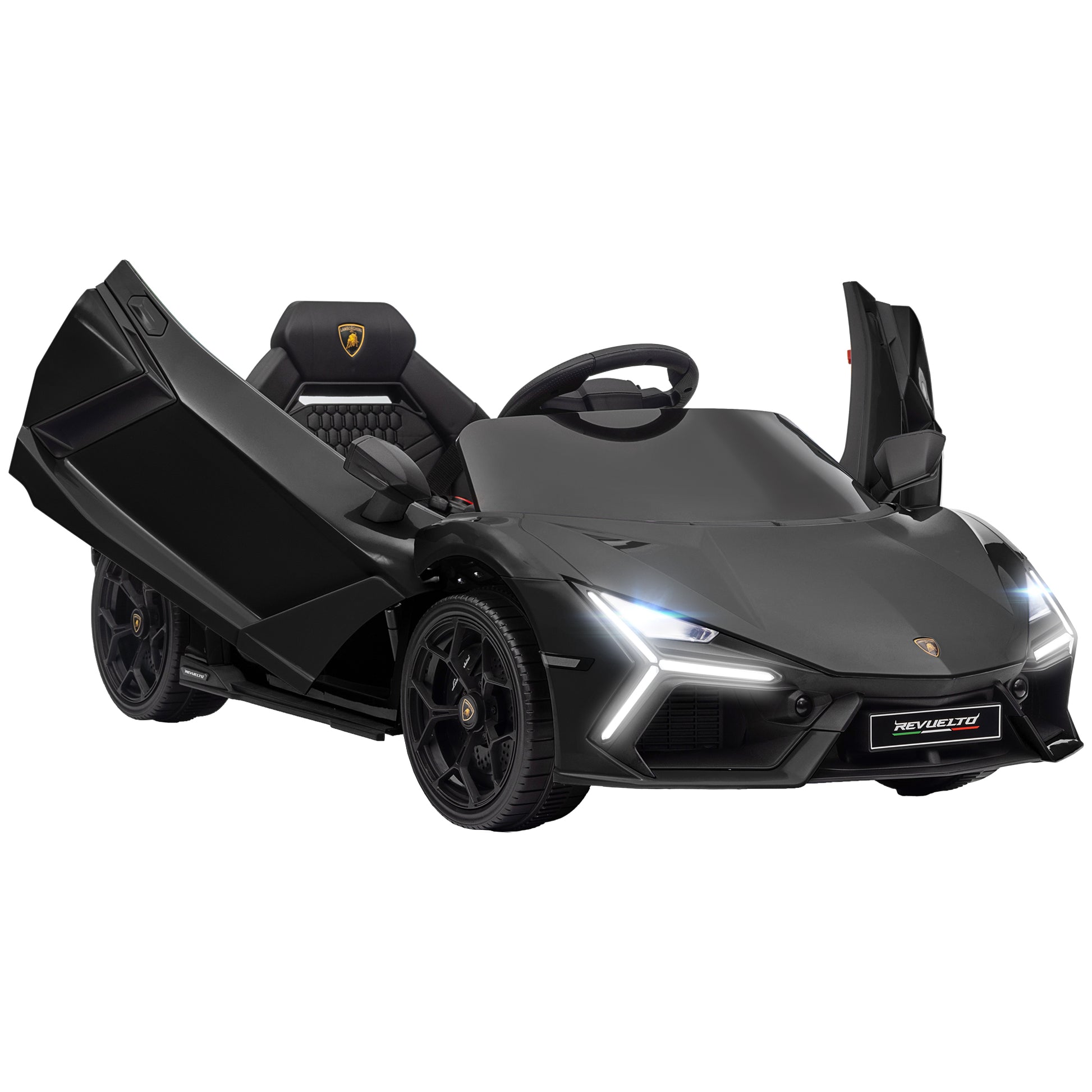 Lamborghini Revuelto Licensed 12V Ride on Car w/ Butterfly Doors