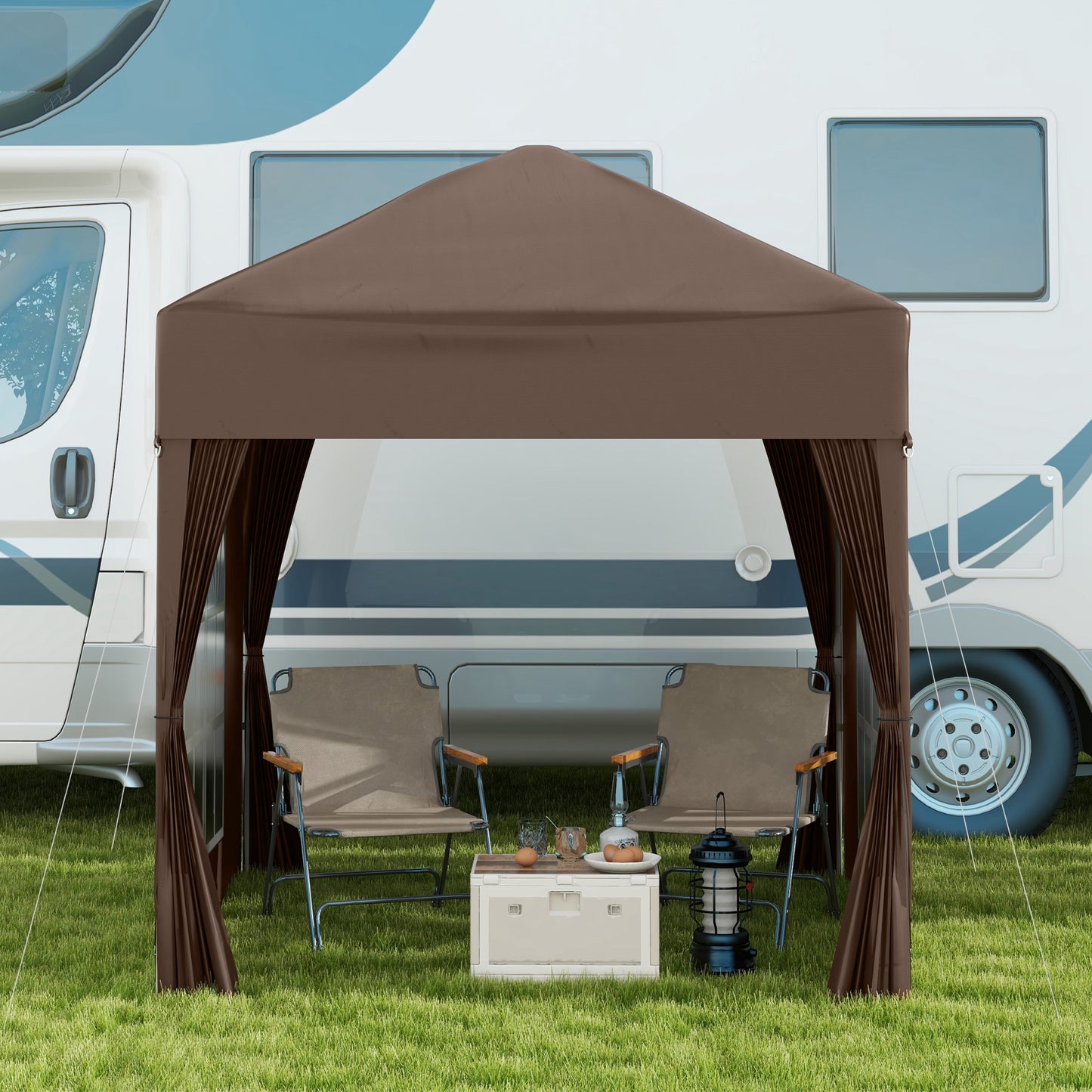 2 x 2 m Garden Pop Up Gazebo, Wedding Party Tent Marquee