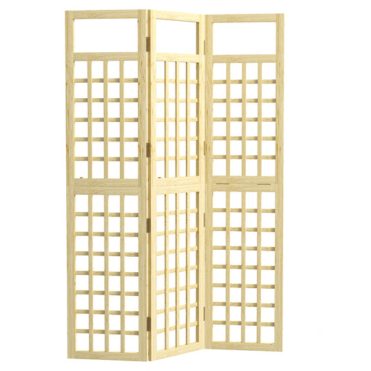 3-Panel Garden Privacy Screen