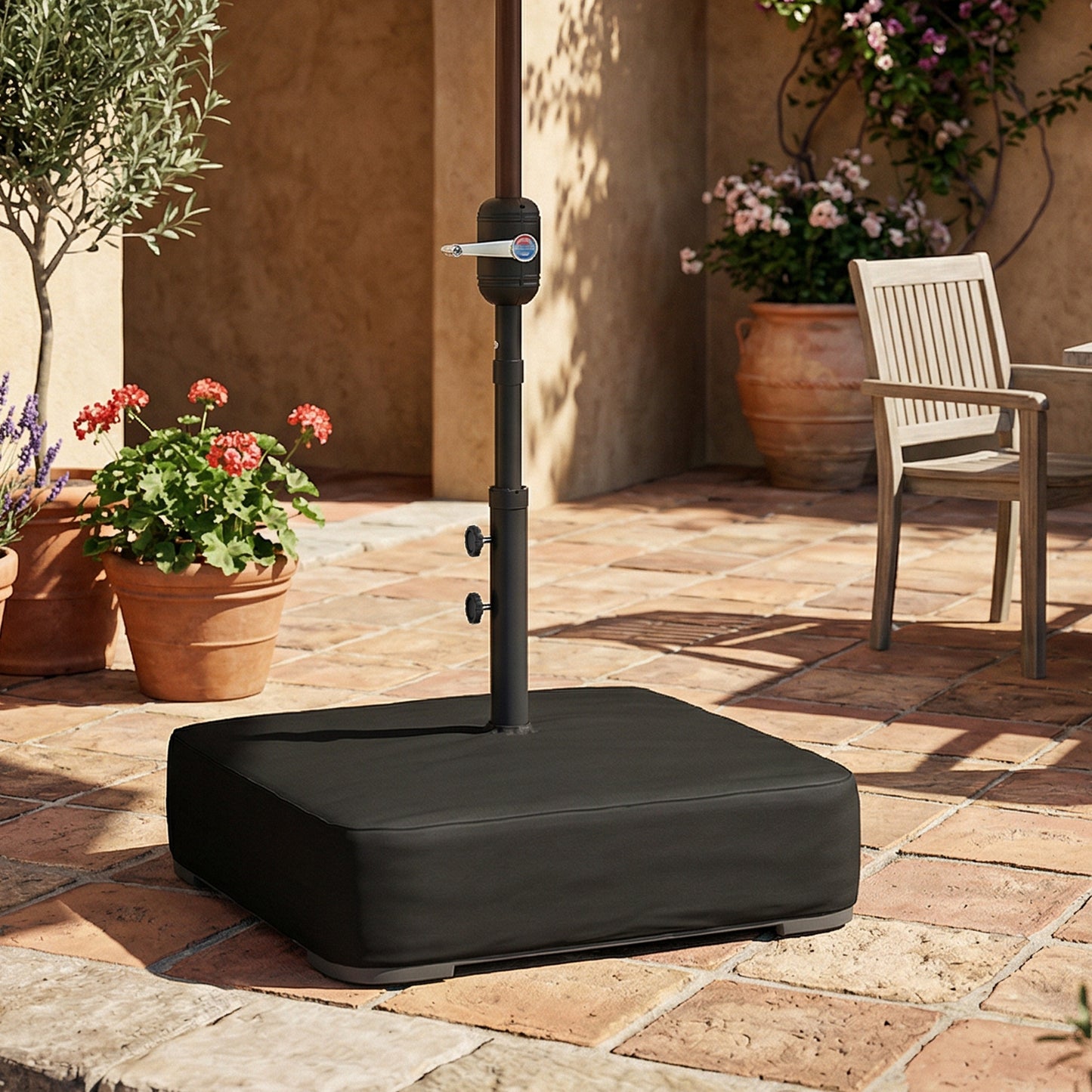 Garden Parasol Base 80 kg Sand Filled Heavy Duty Stand