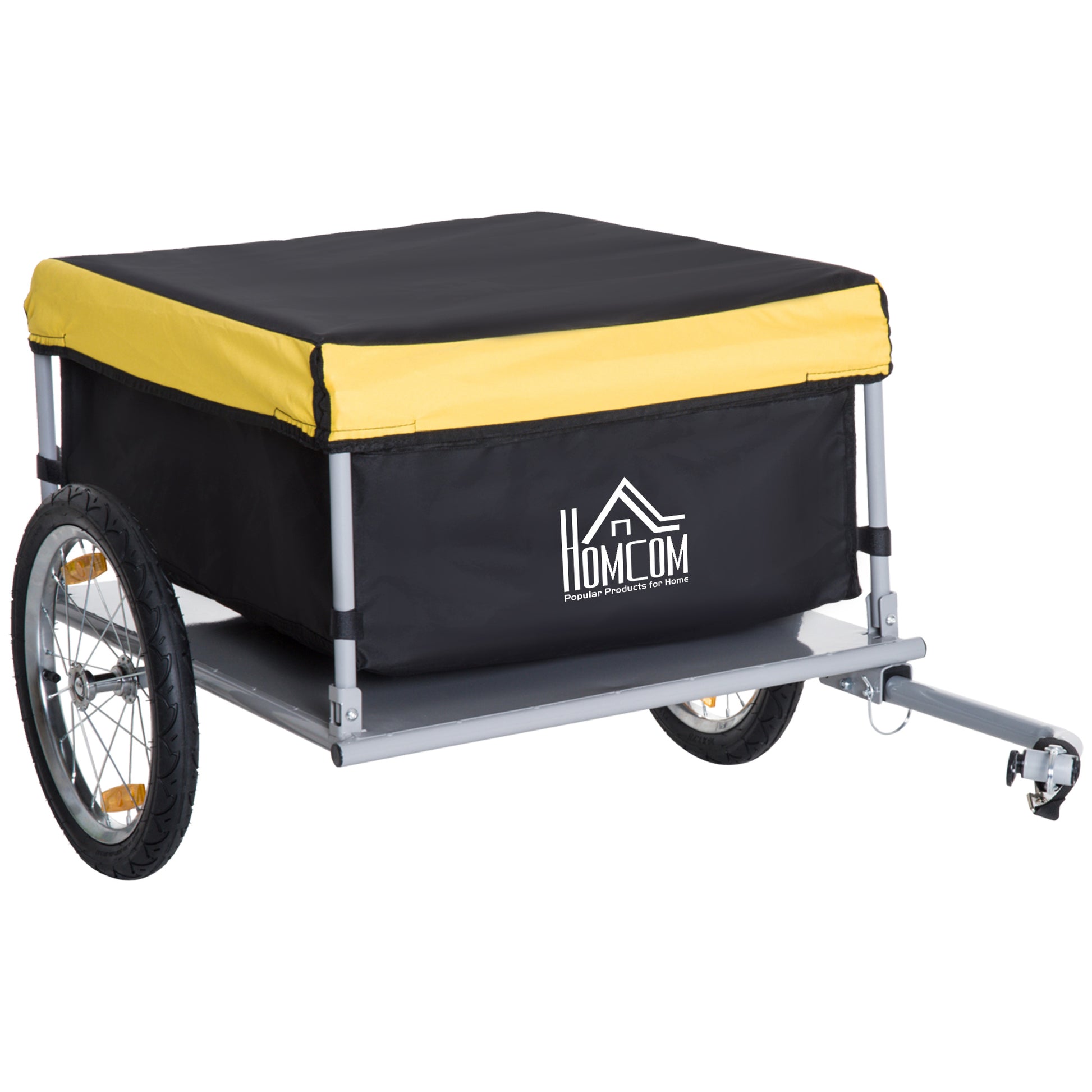 Two-Wheel Bicycle Large Cargo Wagon Trailer Oxford Fabric