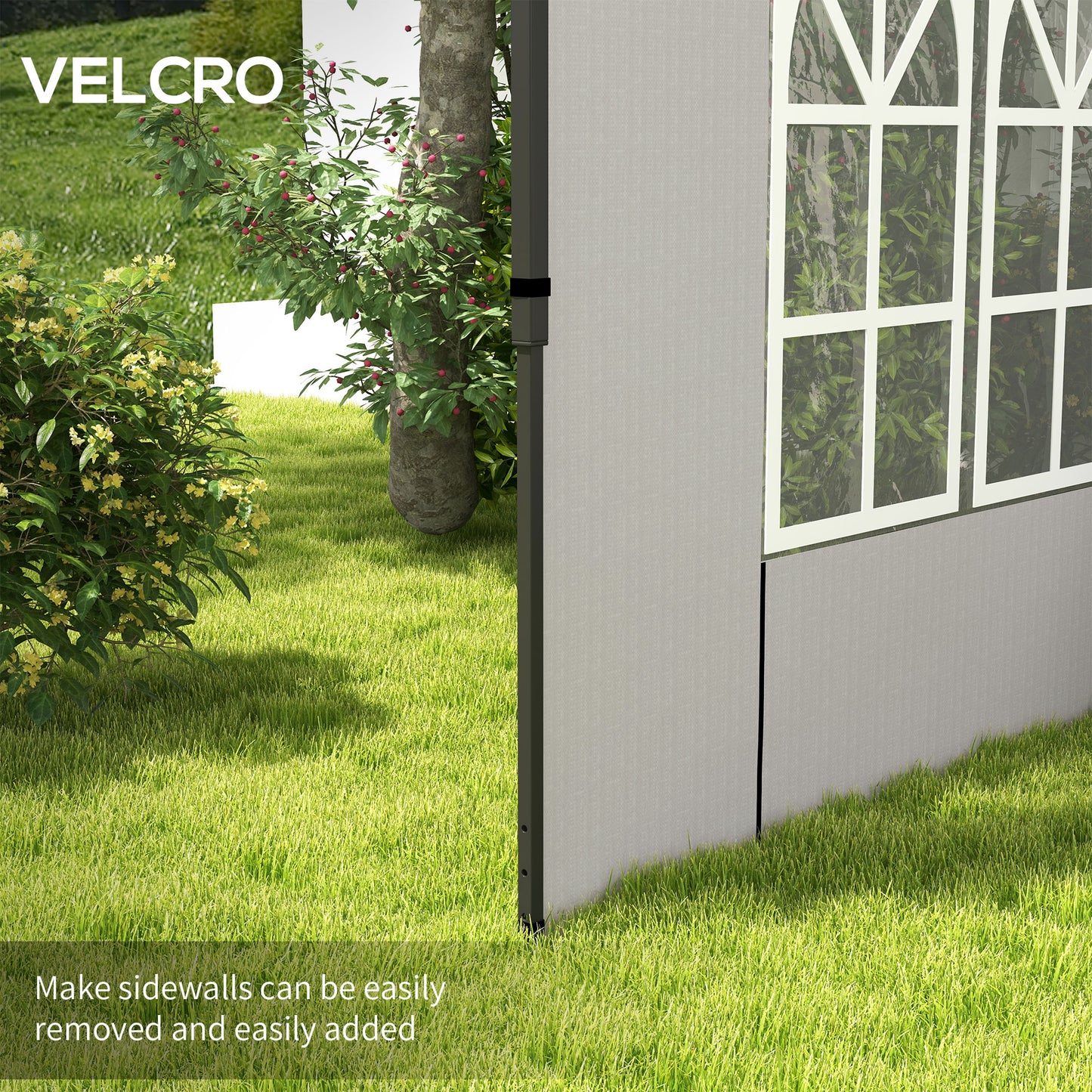 Gazebo Side Panels, Sides Replacement with Window (1)