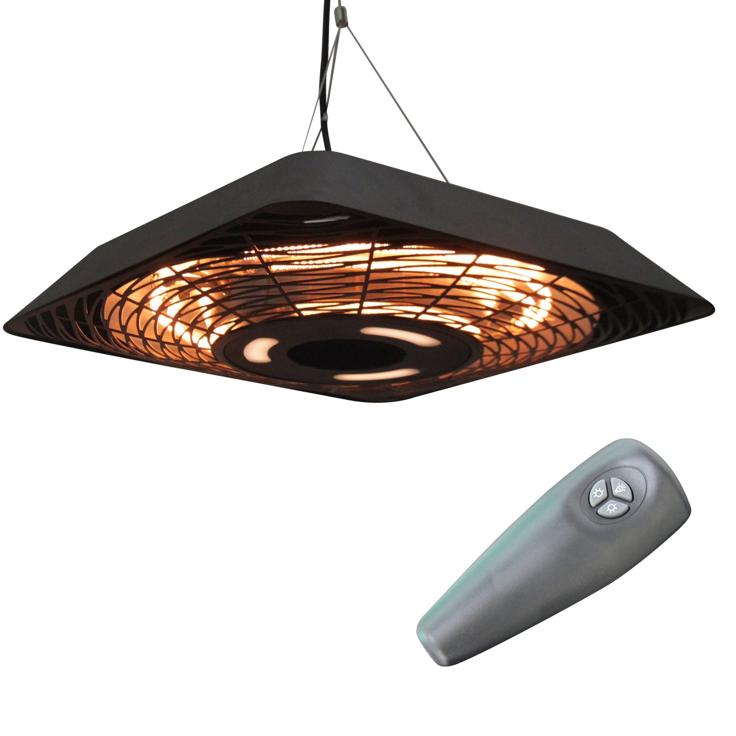 2000W Electric Hanging Patio Heater Ceiling Mounted Halogen Heating