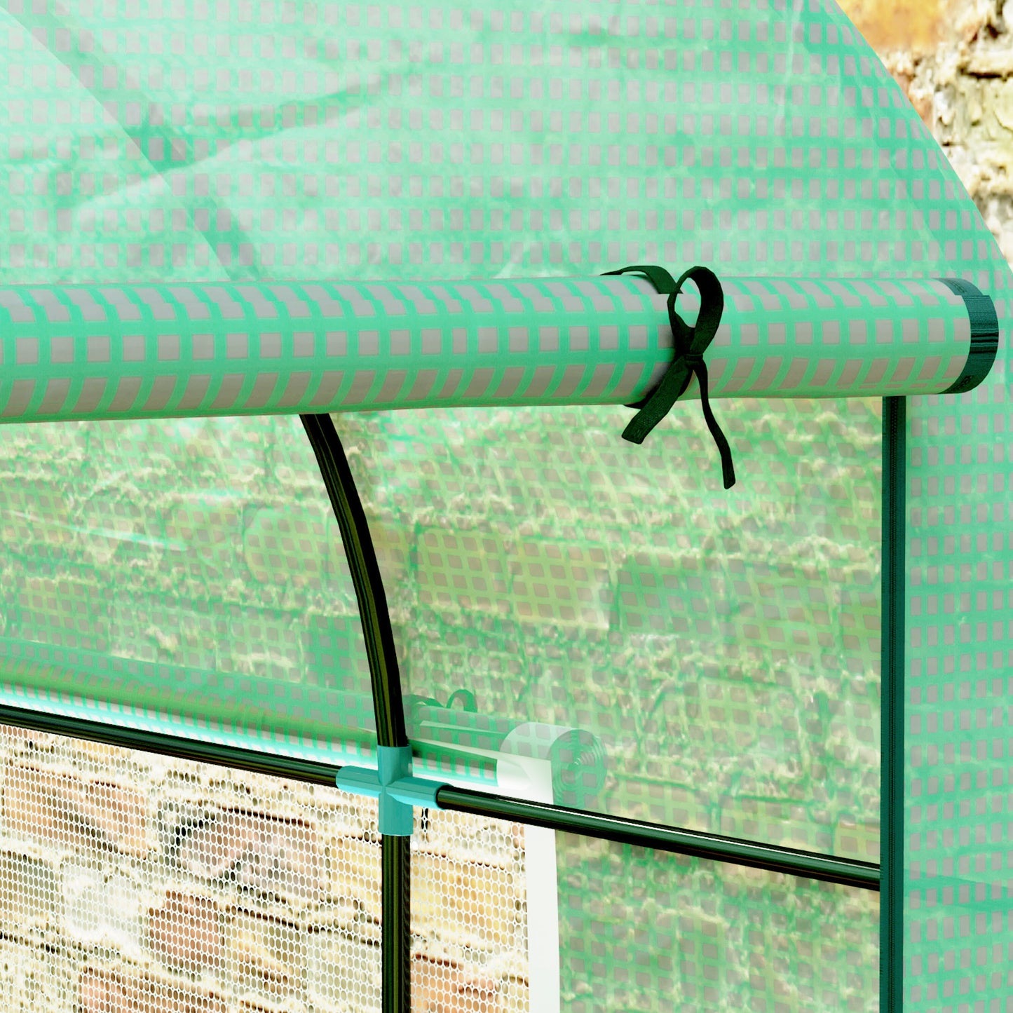 300 x 200cm Walk-In Polytunnel Greenhouse