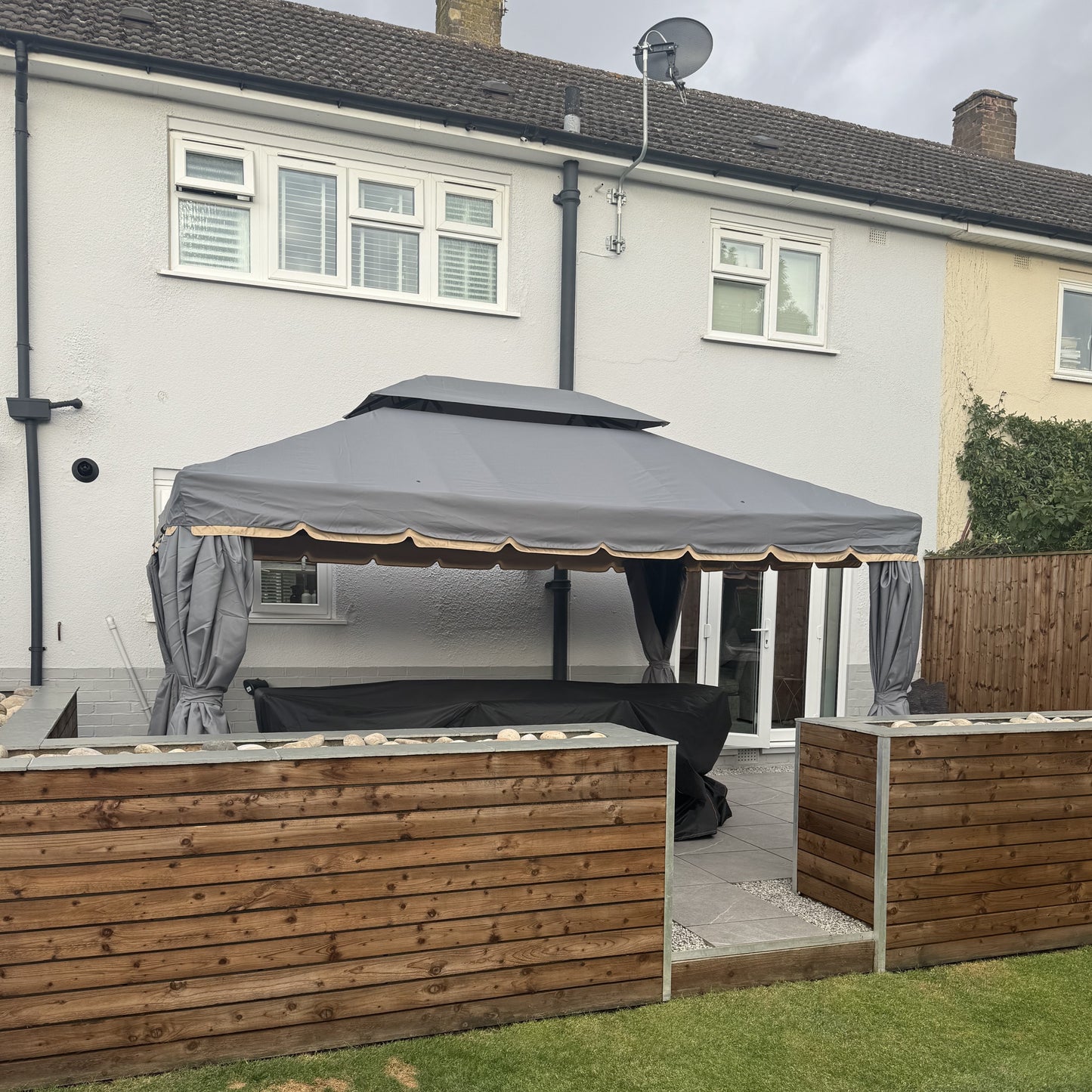 3 x 4m Aluminium Garden Gazebo