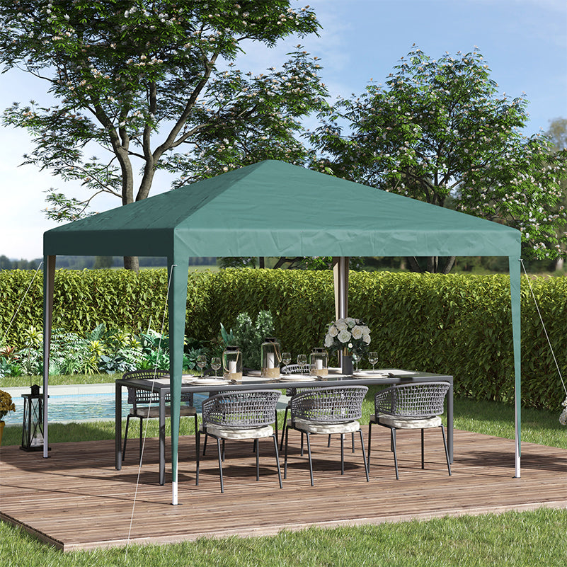 3 x 3M Garden Pop Up Gazebo Height Adjustable Marquee Party Tent